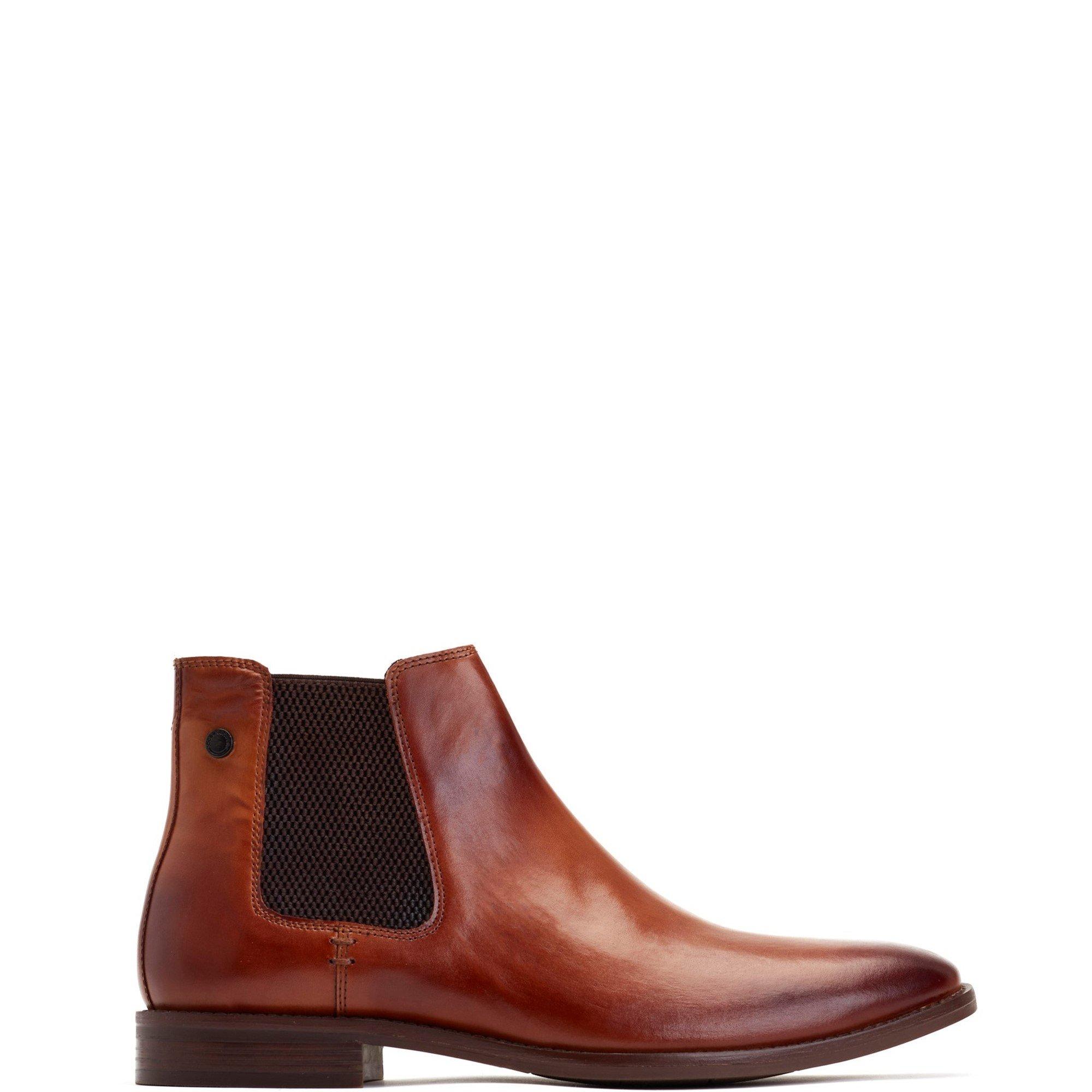 Tan - Base London - Virgil Ankle Boot - 1