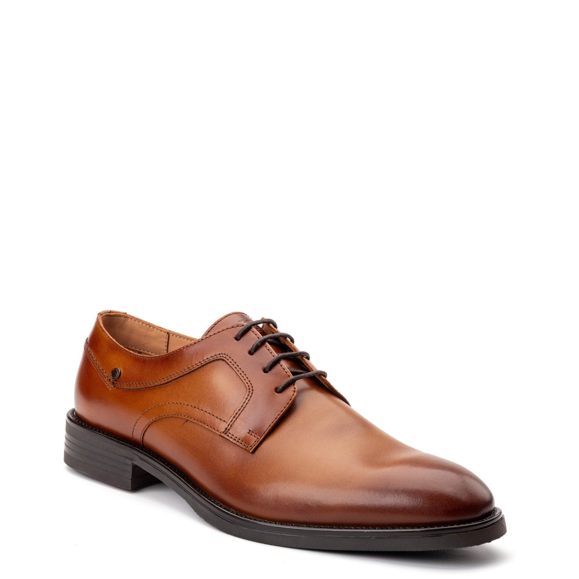 Tan - Base London - Sleeve Lace Up Shoe - 2