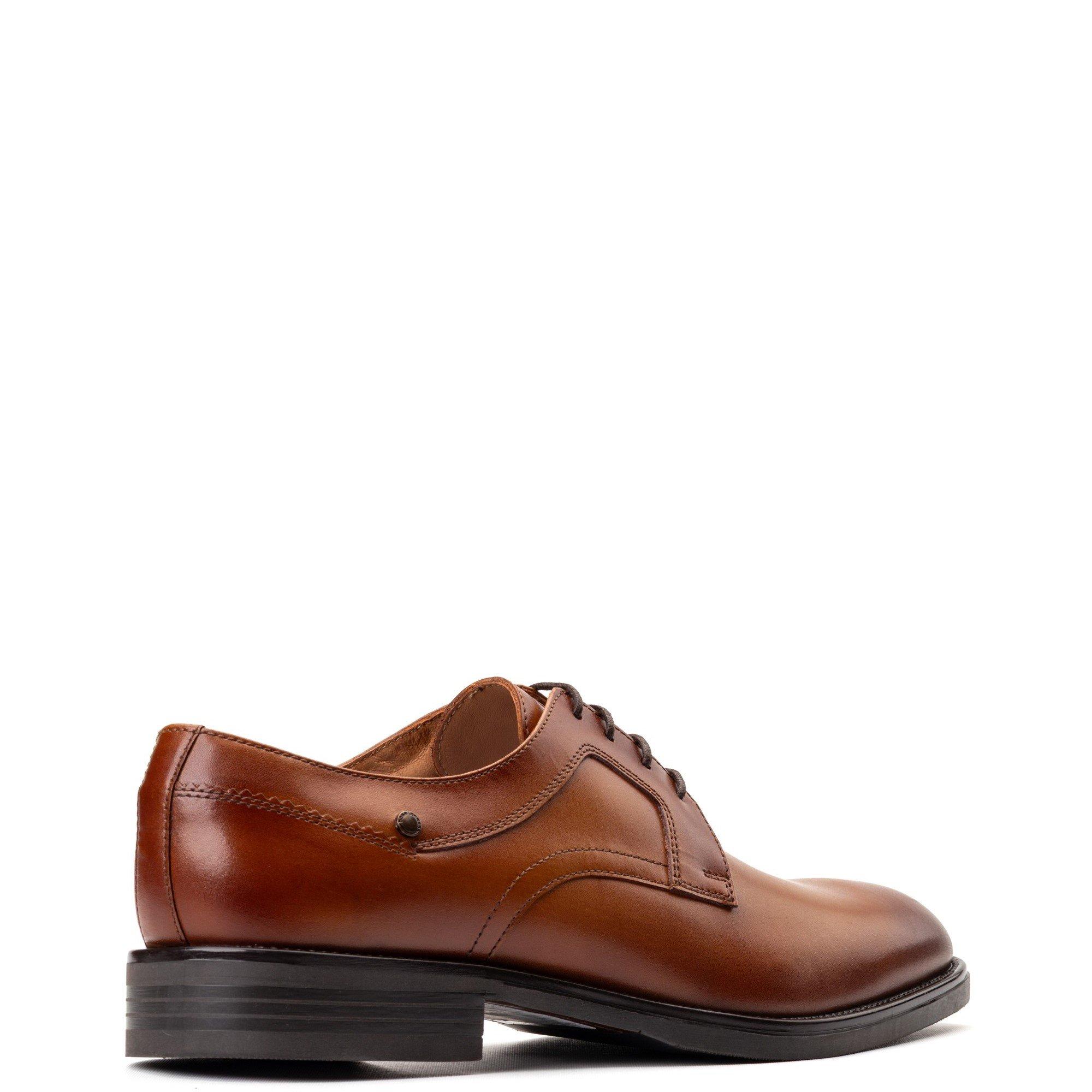 Tan - Base London - Sleeve Lace Up Shoe - 3