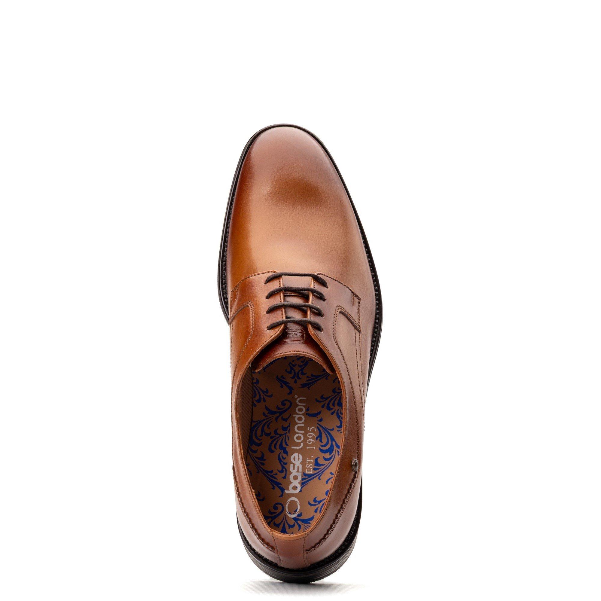 Tan - Base London - Sleeve Lace Up Shoe - 4