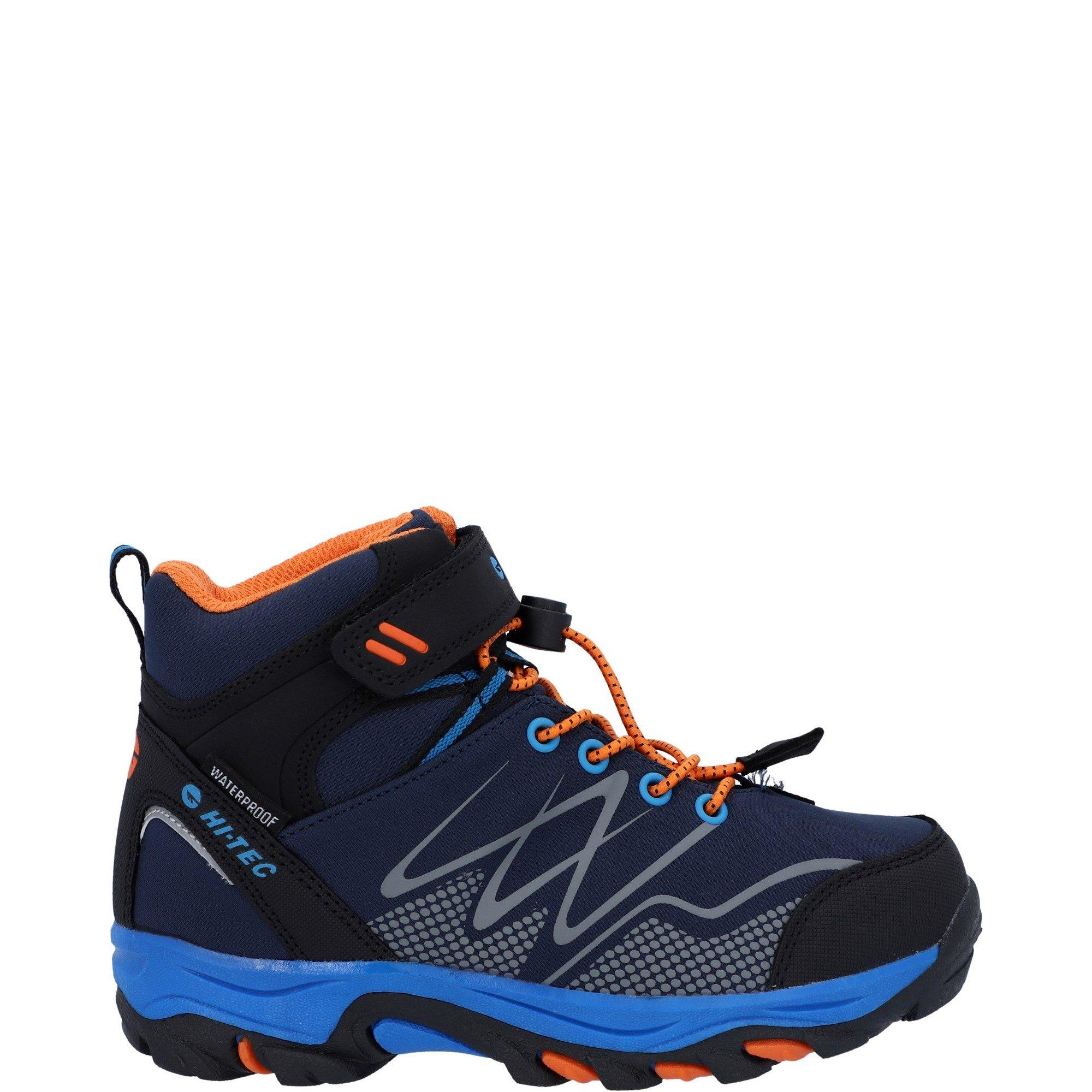 Navy - Hi Tec - Blackout Waterproof Walking Boots Childrens - 1