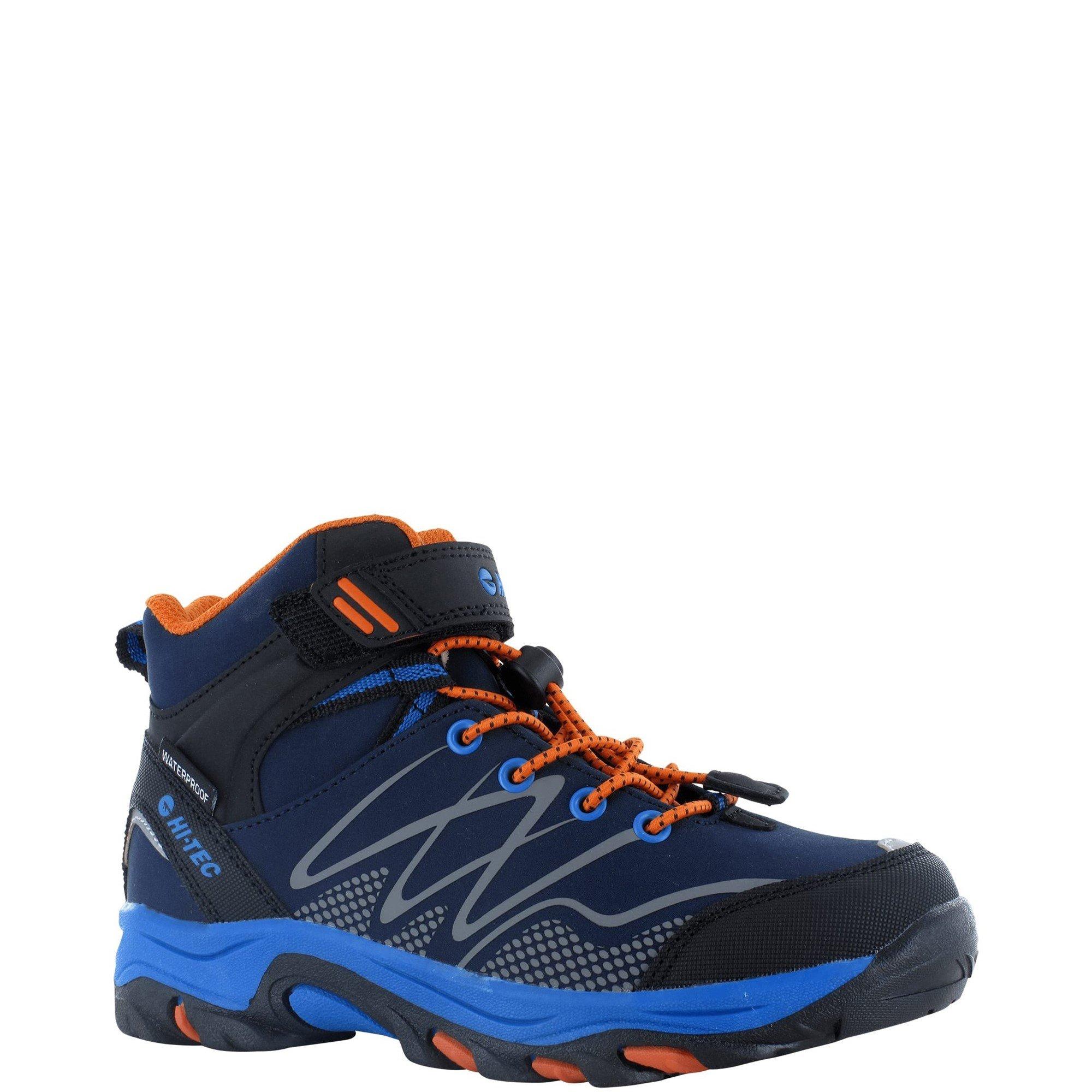 Navy - Hi Tec - Blackout Waterproof Walking Boots Childrens - 2
