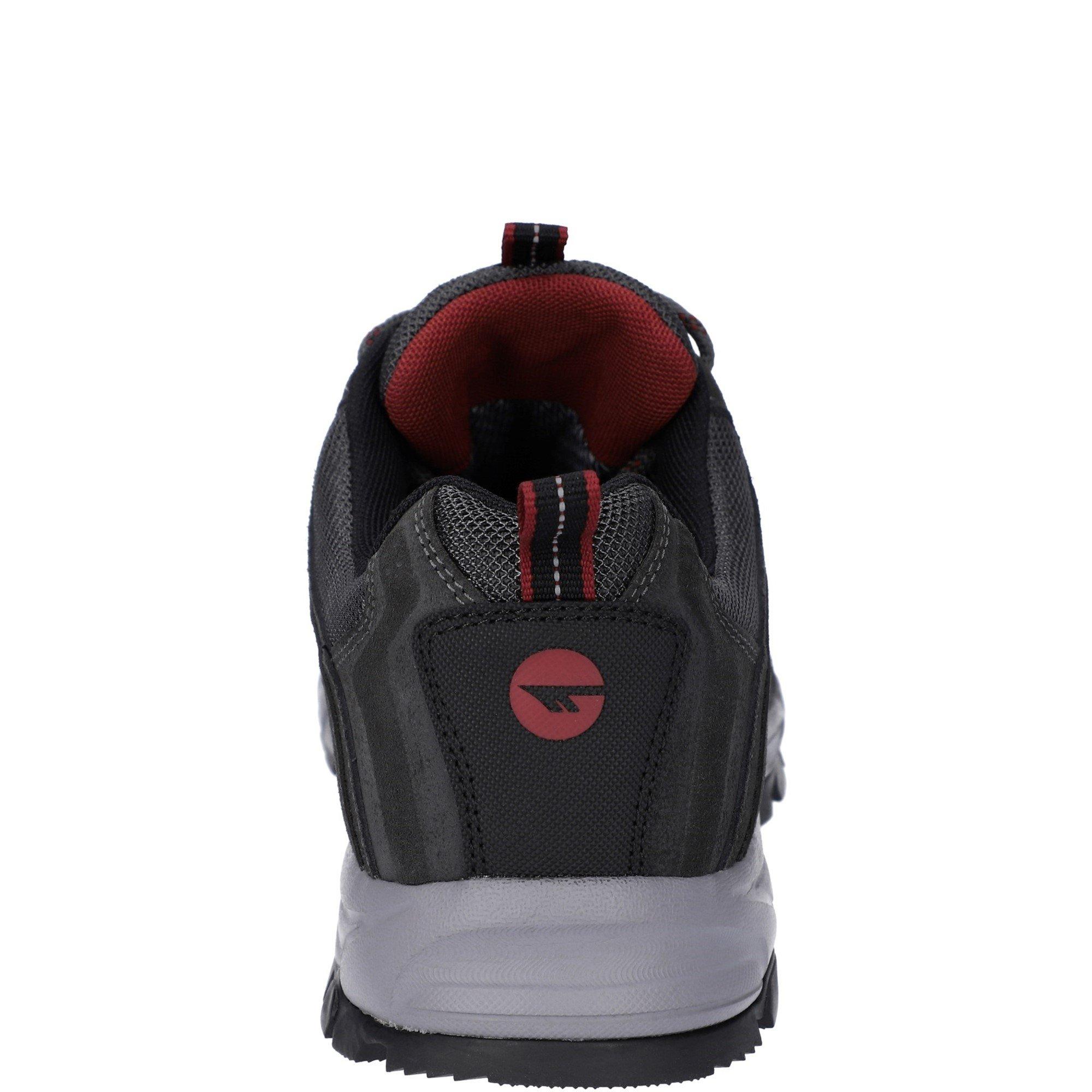 Grey - Hi Tec - Auckland Lite Waterproof Walking Shoes Mens - 3