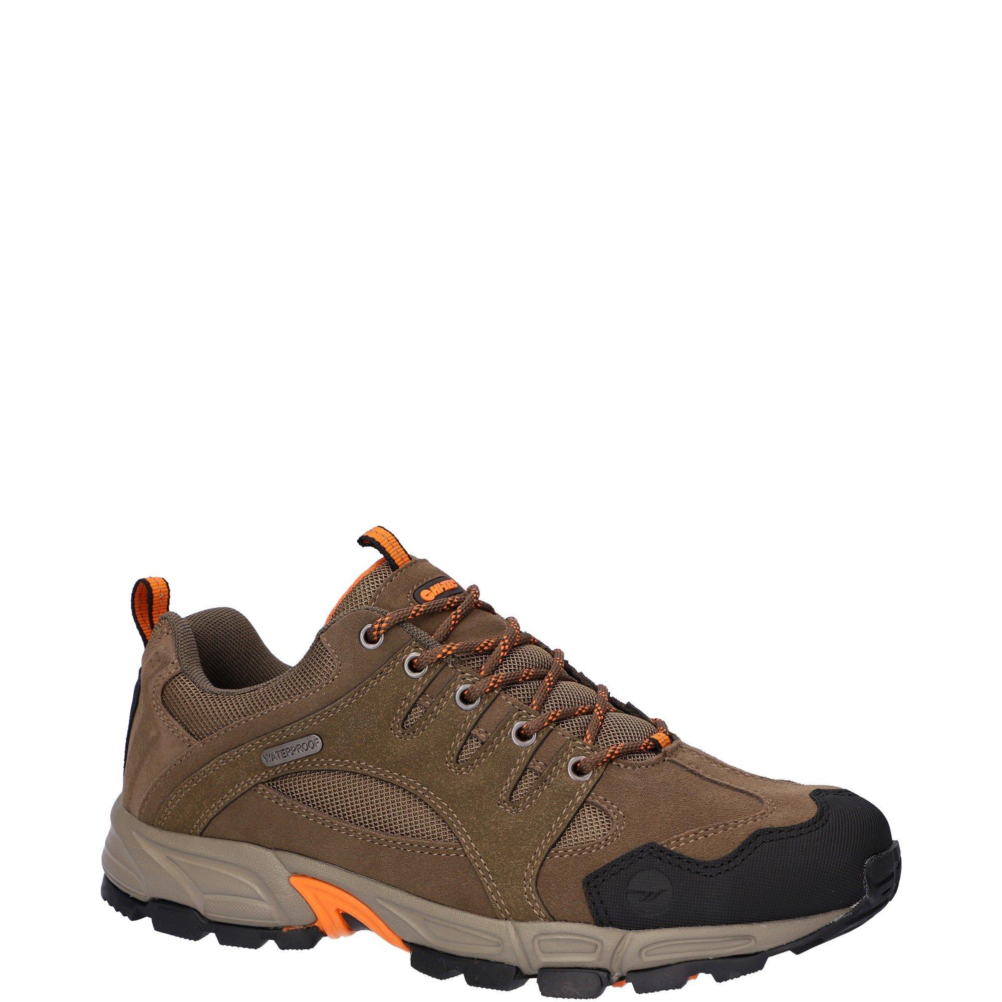 Brown - Hi Tec - Auckland Lite waterproof Walking Shoes Mens - 2