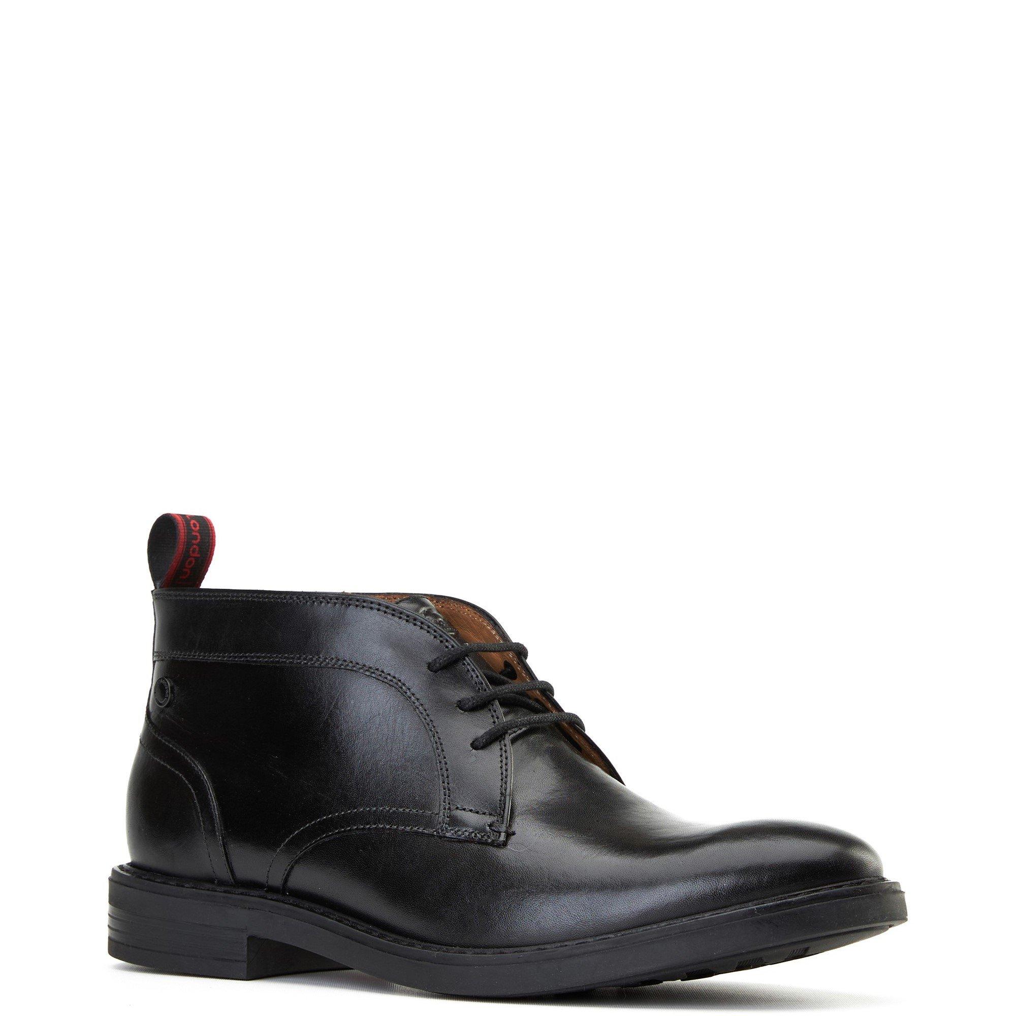 Black - Base London - Lincoln Chukka Boot - 2