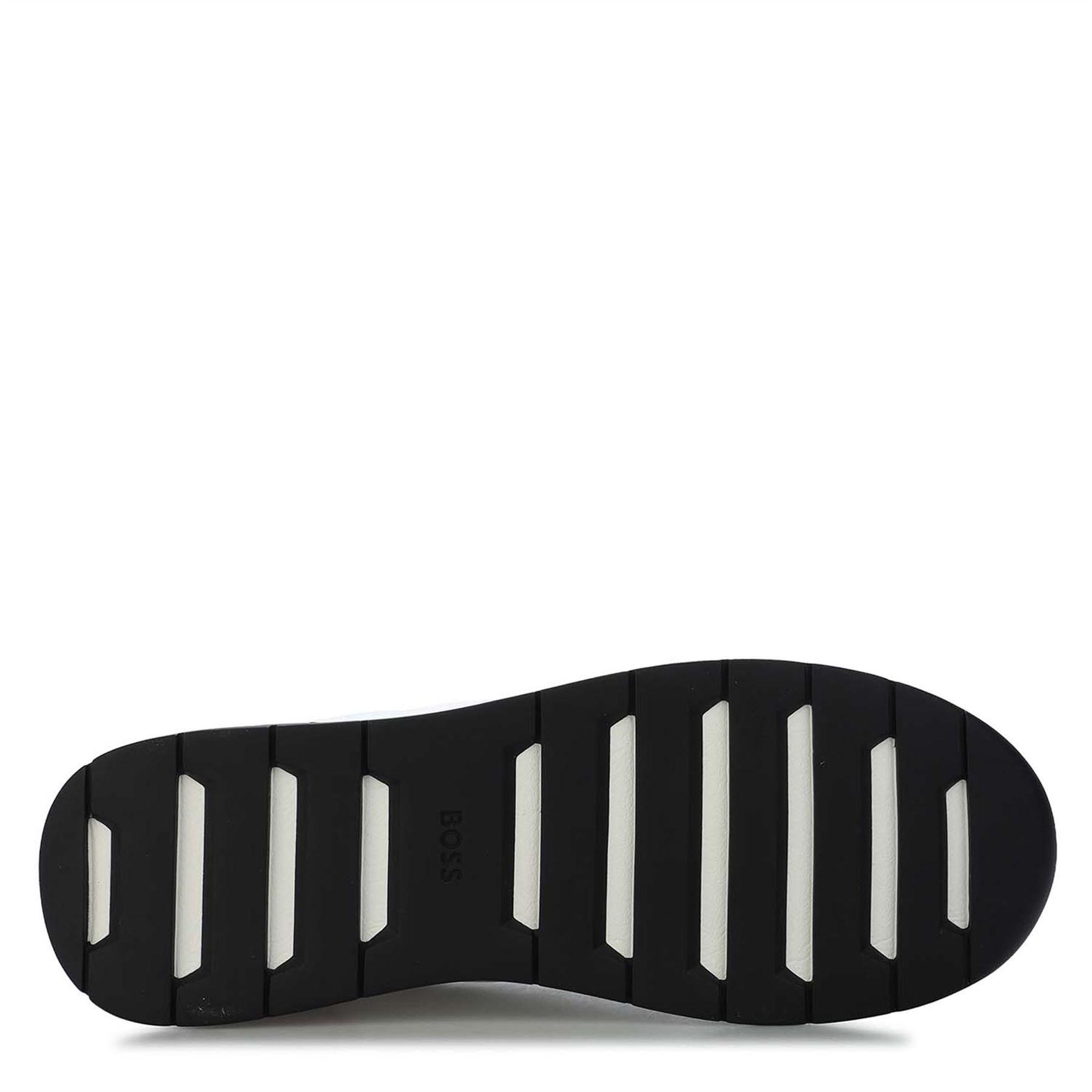 Grey - Boss - Titanium Low Top Trainers - 3