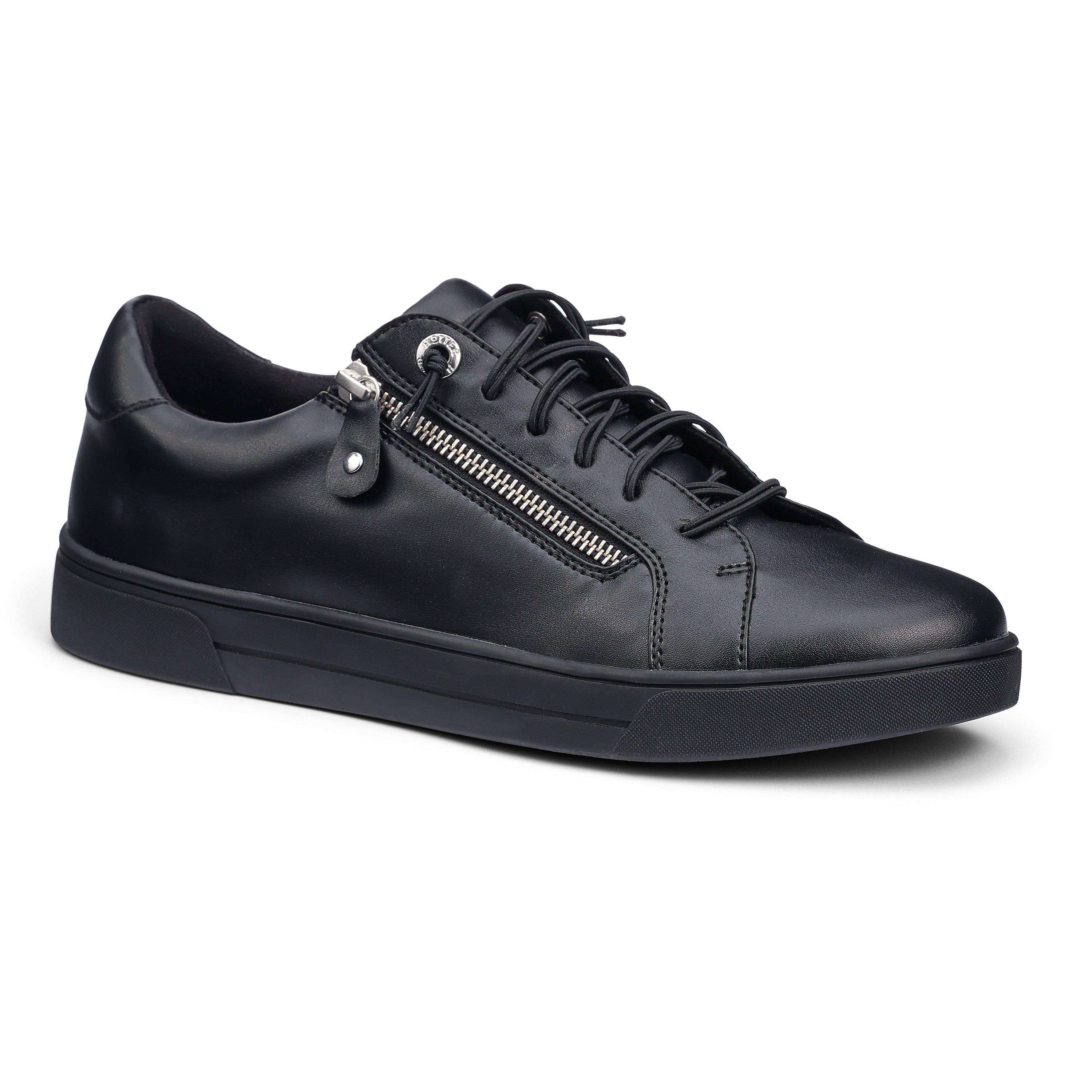 Jet Black - Hotter - Leonie Wide Fit Trainers - 2