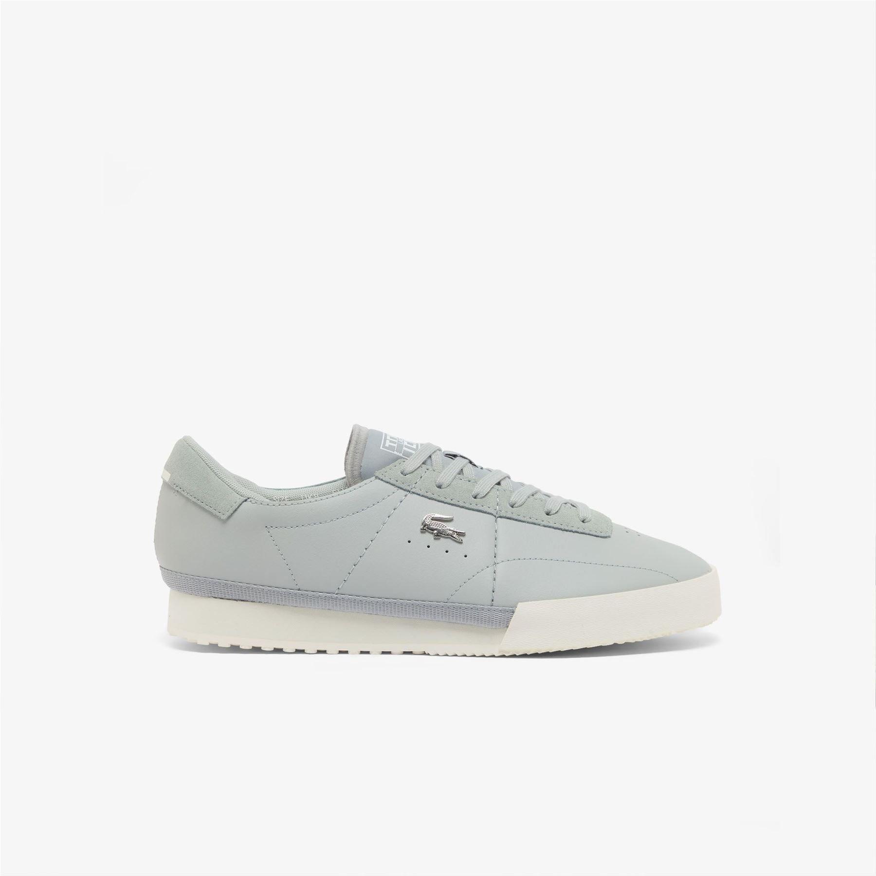 Grey White - Lacoste - Aura Trainers - 1