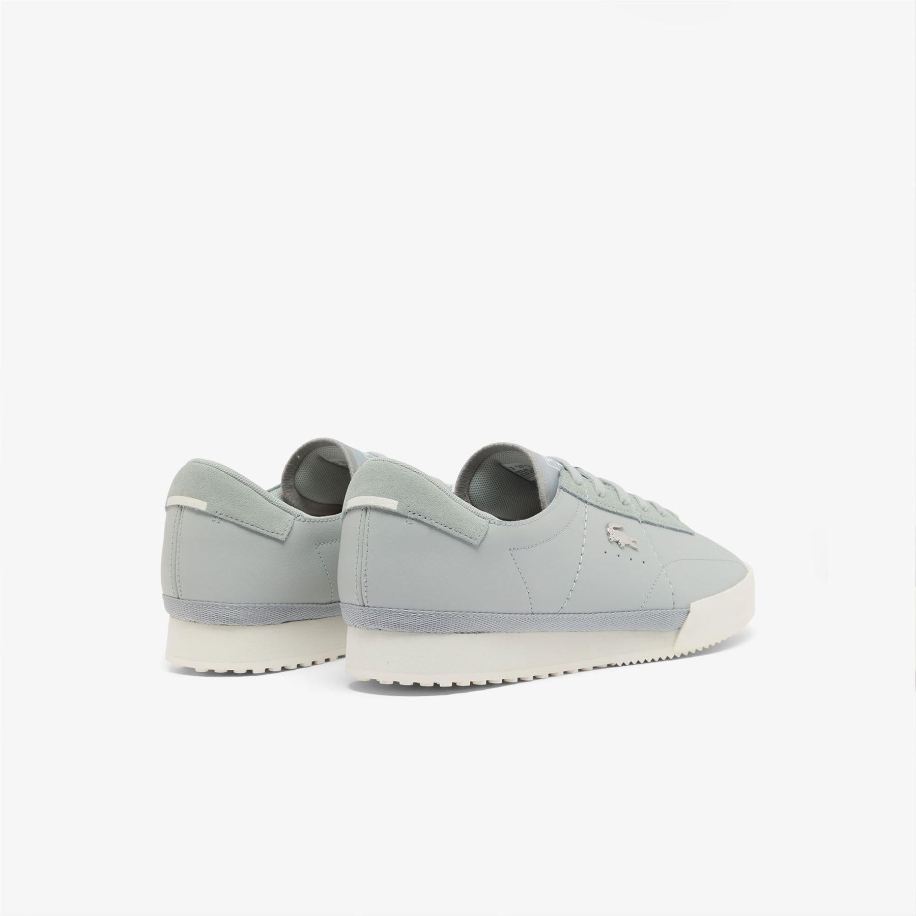Grey White - Lacoste - Aura Trainers - 3