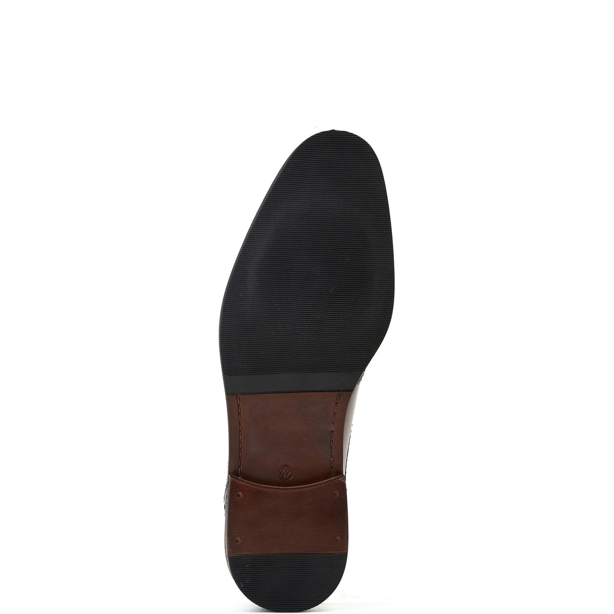 Brown - Base London - Taper Monk Shoe - 5