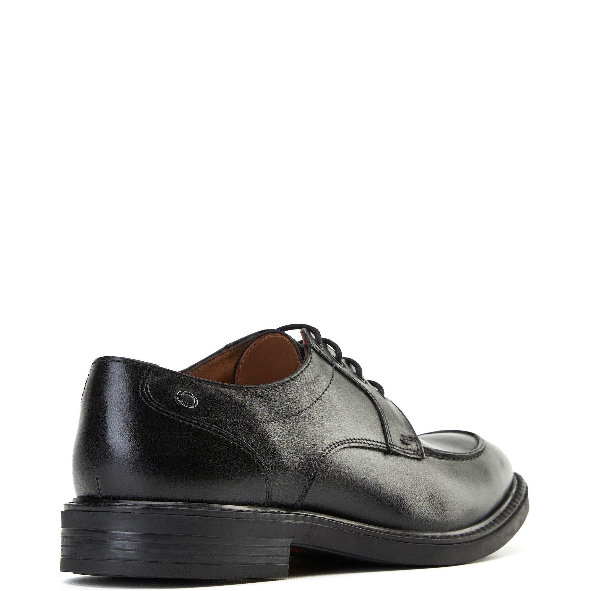 Black - Base London - Surrey Apron Toe Shoe - 3