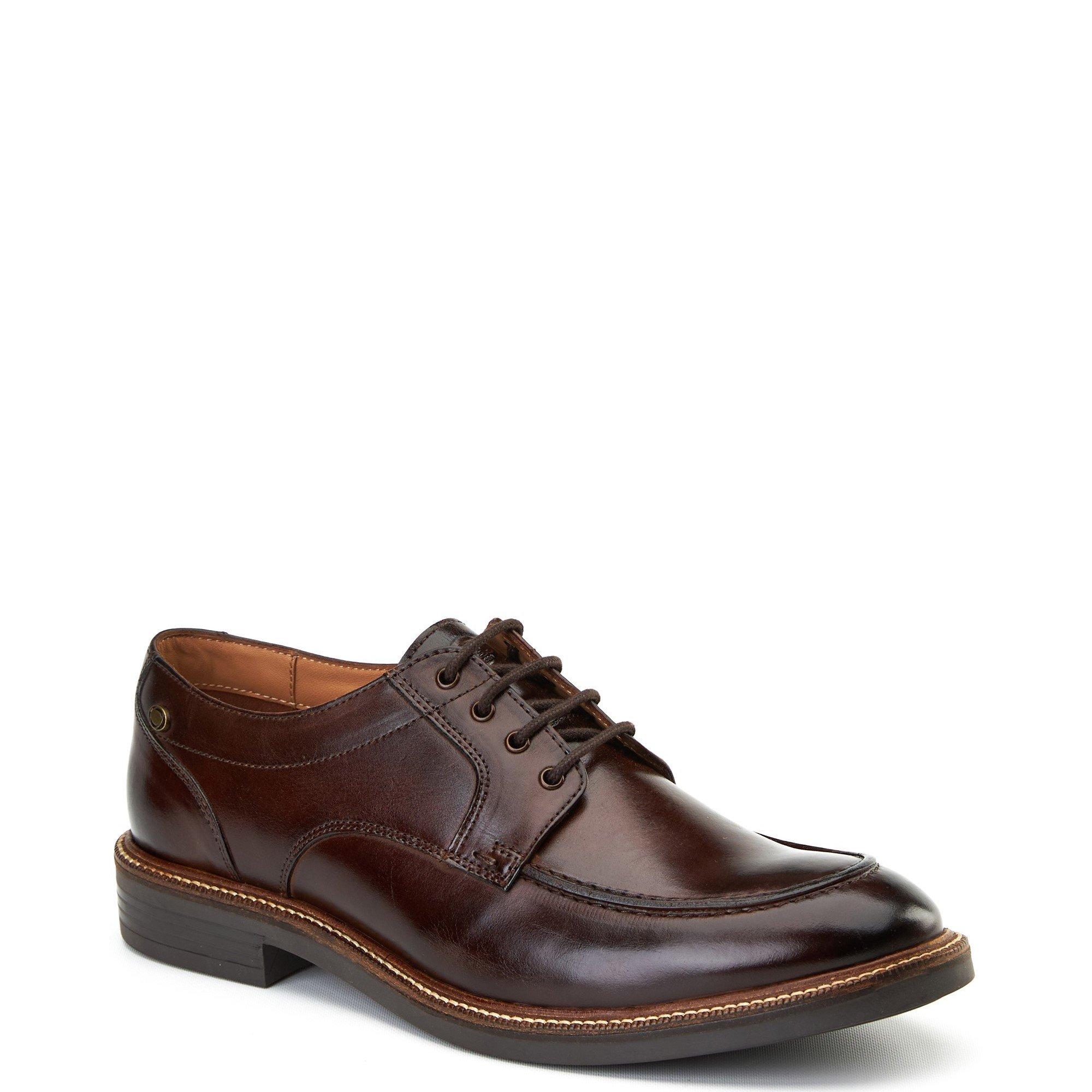 Brown - Base London - Surrey Apron Toe Shoe - 2