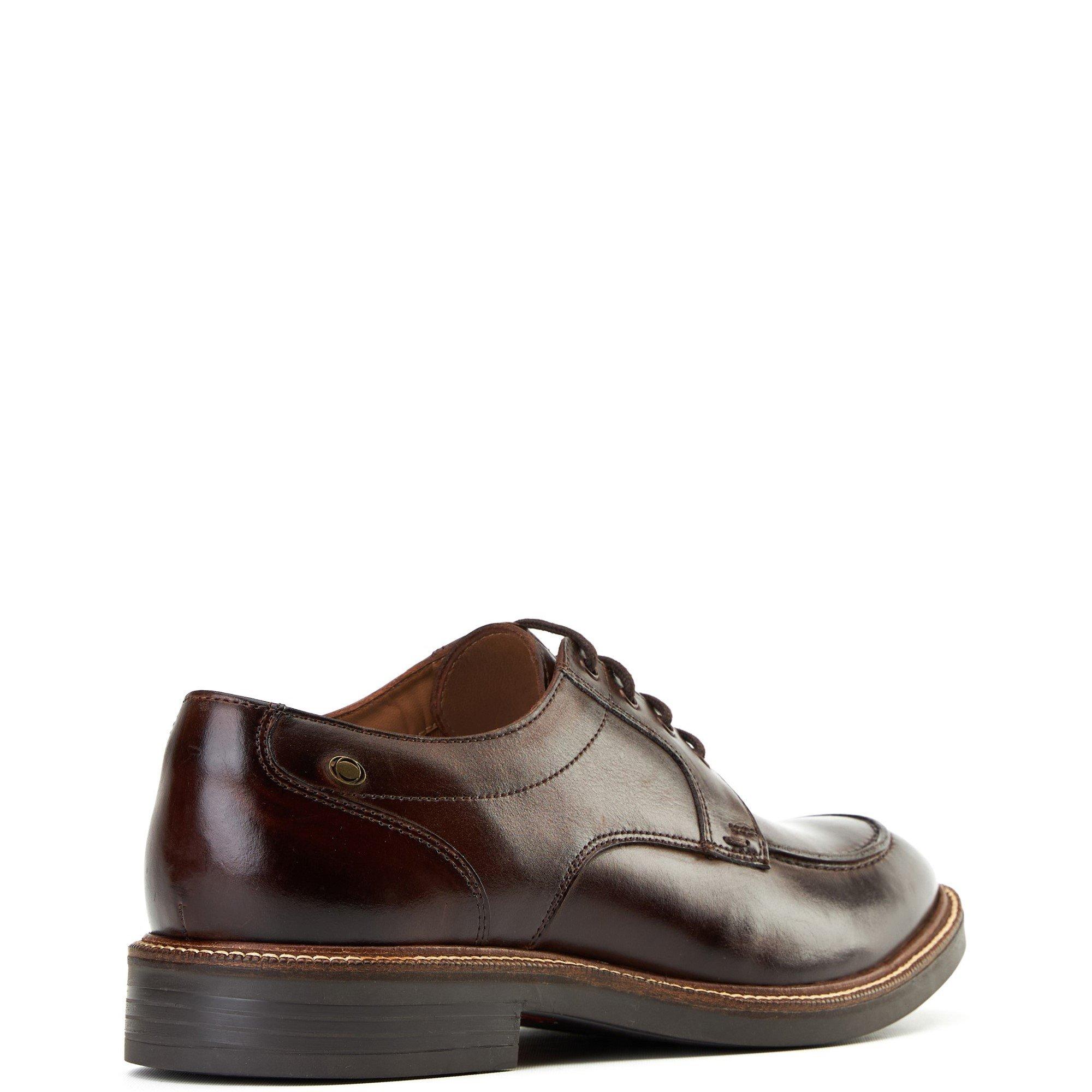 Brown - Base London - Surrey Apron Toe Shoe - 3