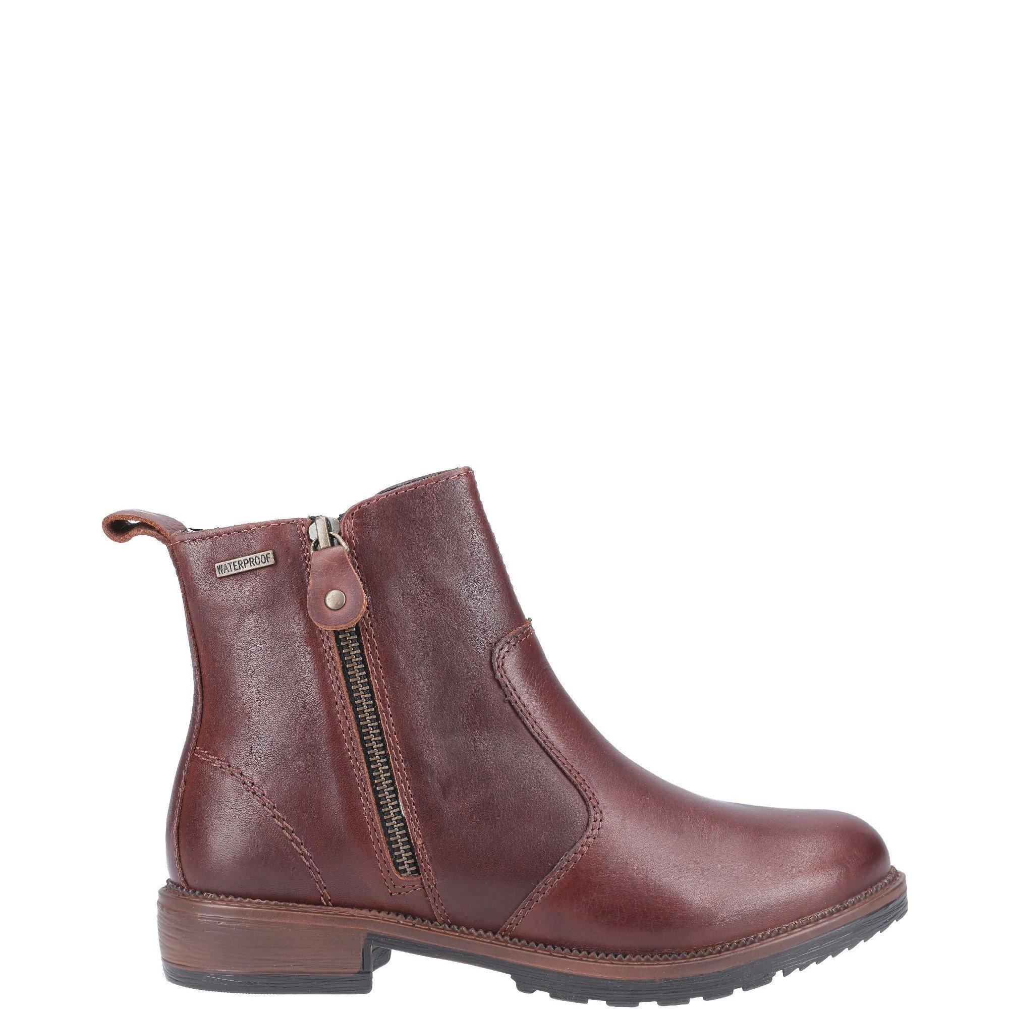 Brown - Cotswold - Ashwicke Zip Ankle Boot - 1