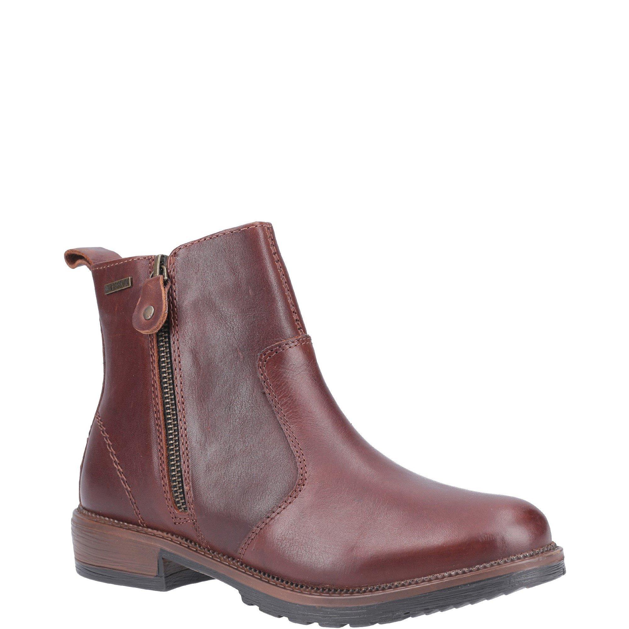 Brown - Cotswold - Ashwicke Zip Ankle Boot - 2