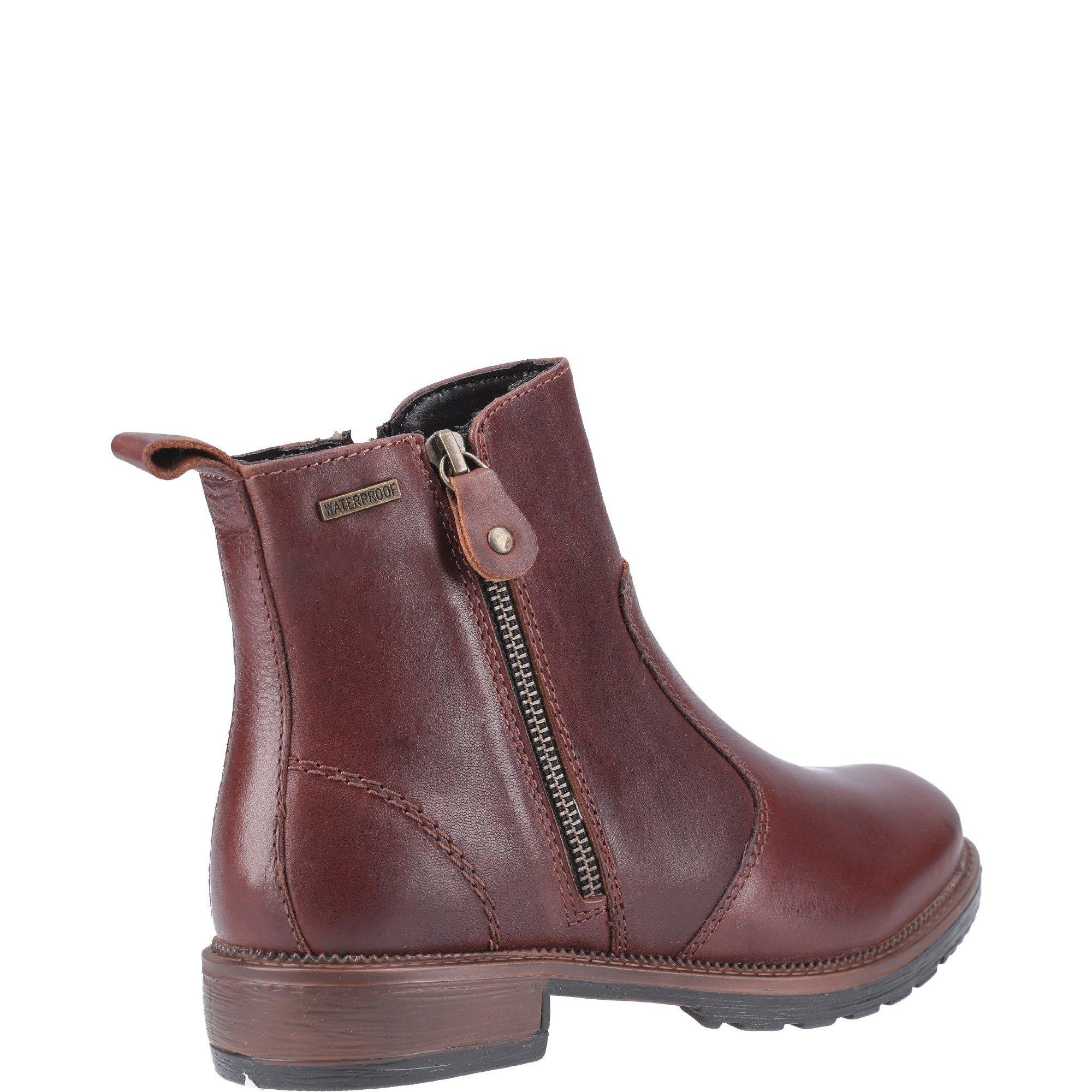 Brown - Cotswold - Ashwicke Zip Ankle Boot - 3