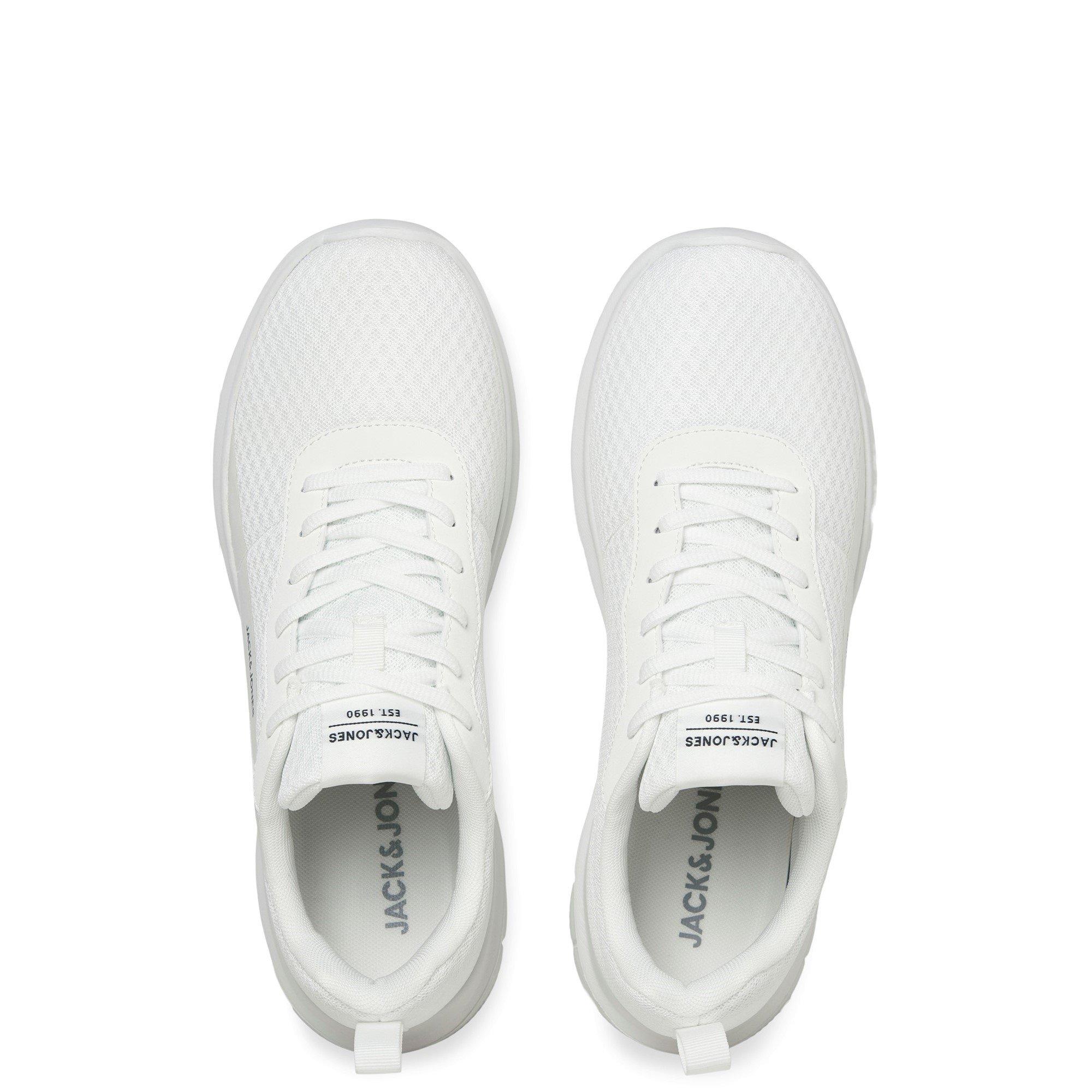 White - Jack and Jones - Taylor Mesh Trainer - 3