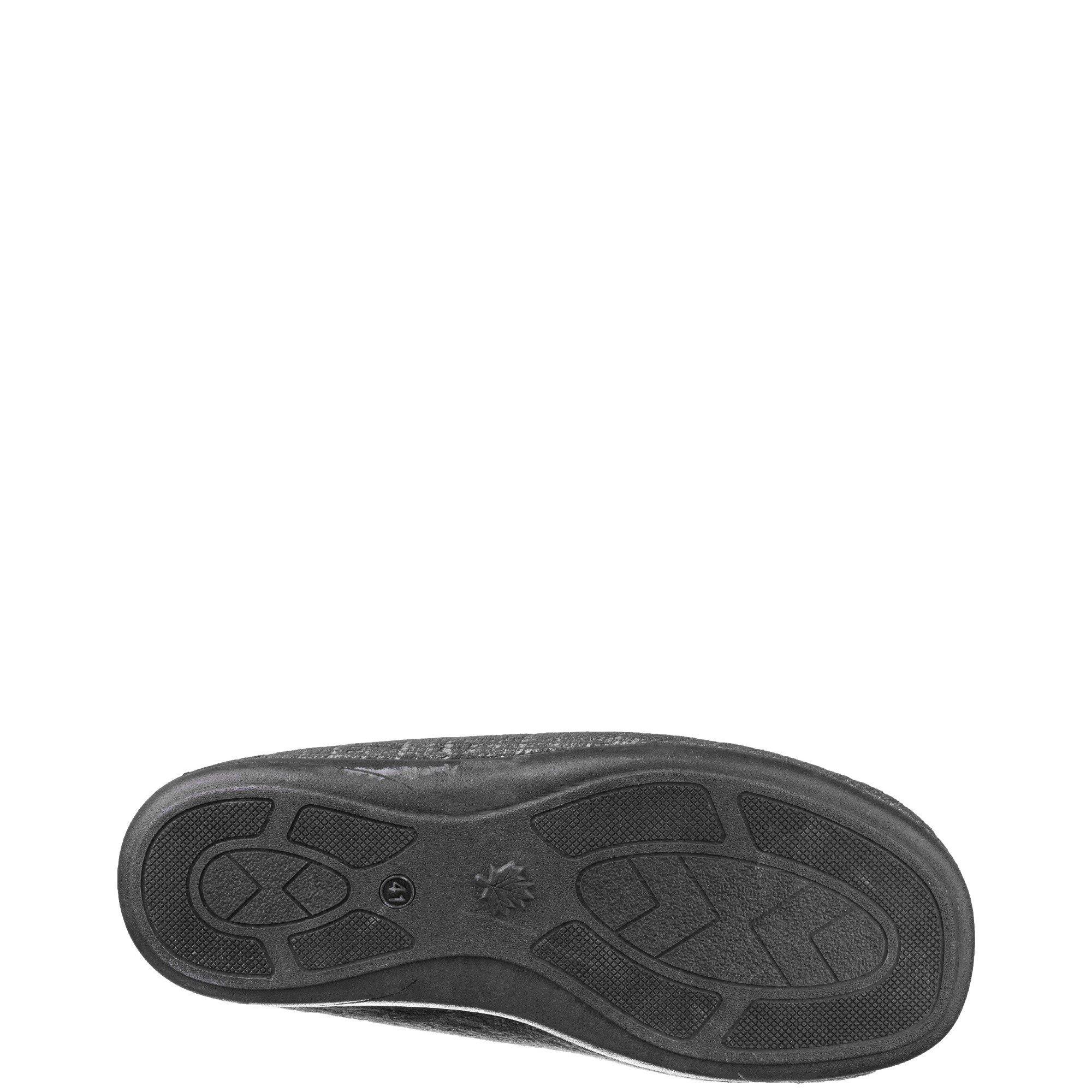 Black - Cotswold - Stanley Loafer Slipper - 4