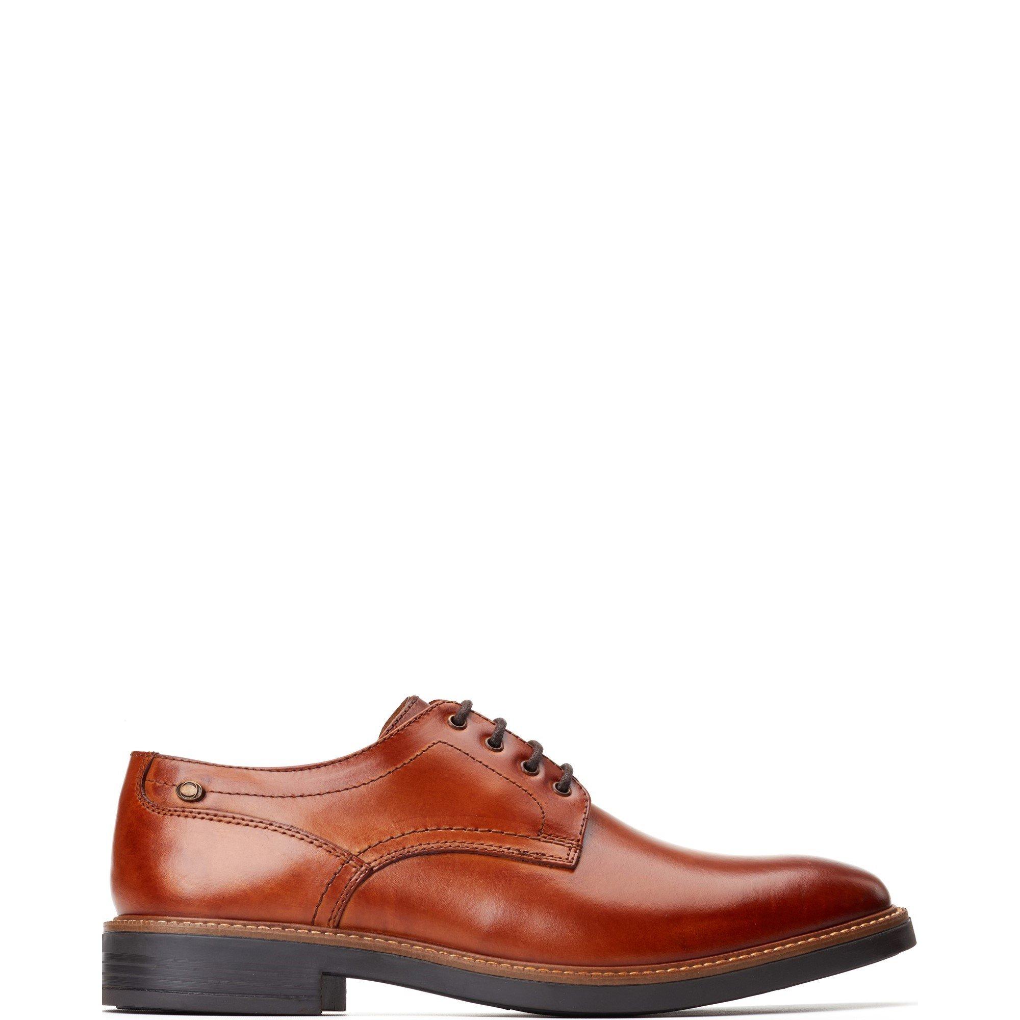 Tan - Base London - Durham Lace Shoe - 1