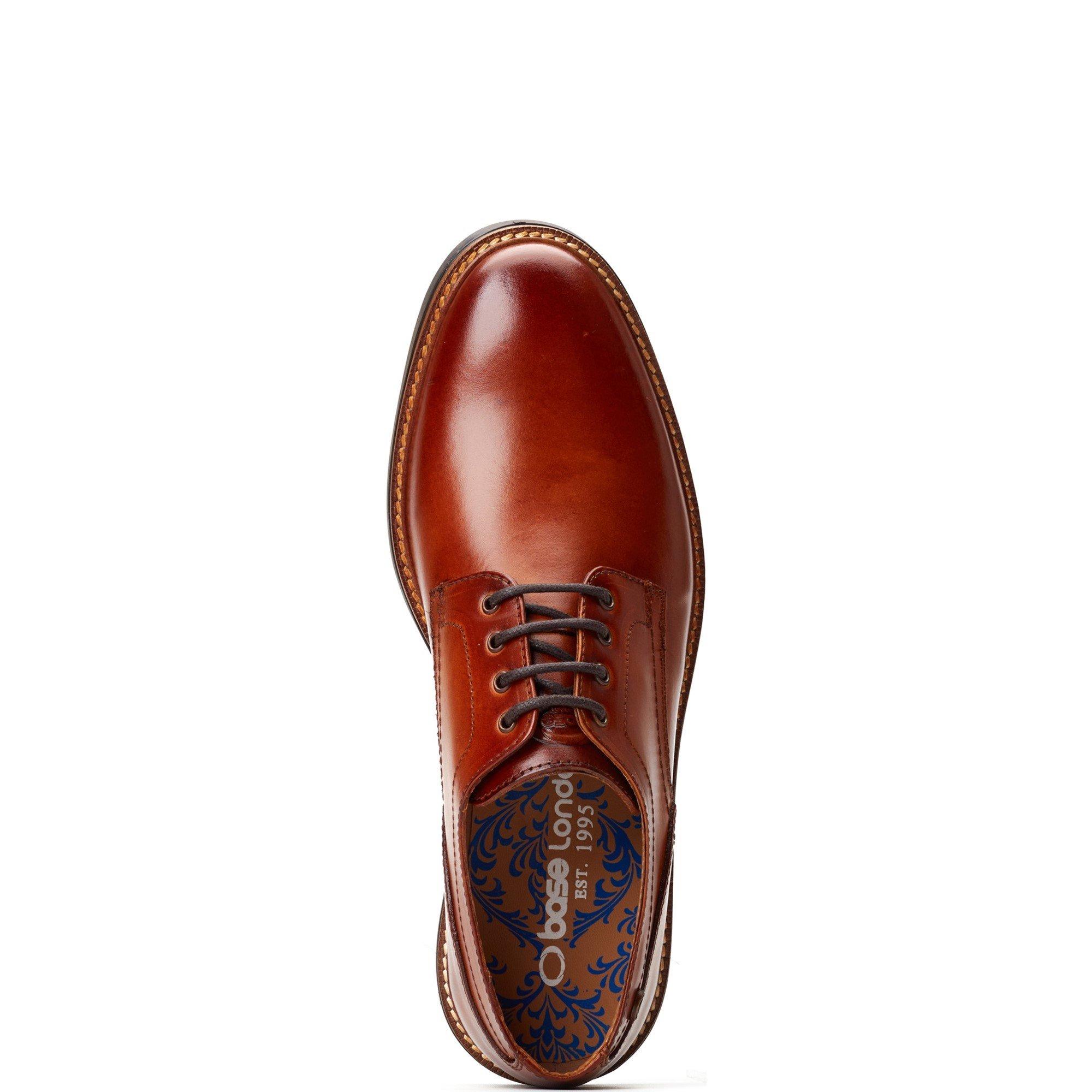 Tan - Base London - Durham Lace Shoe - 4