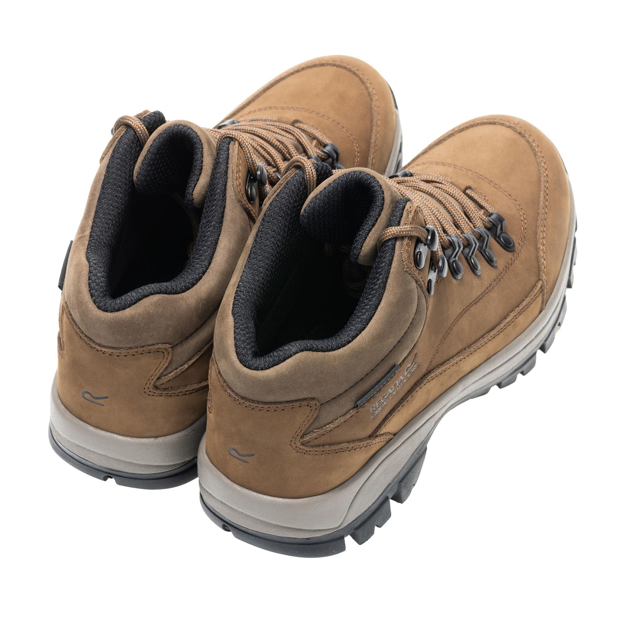 Leather Brown - Regatta - Womens Bayton Leather Mid Waterproof Walking Boots - 2