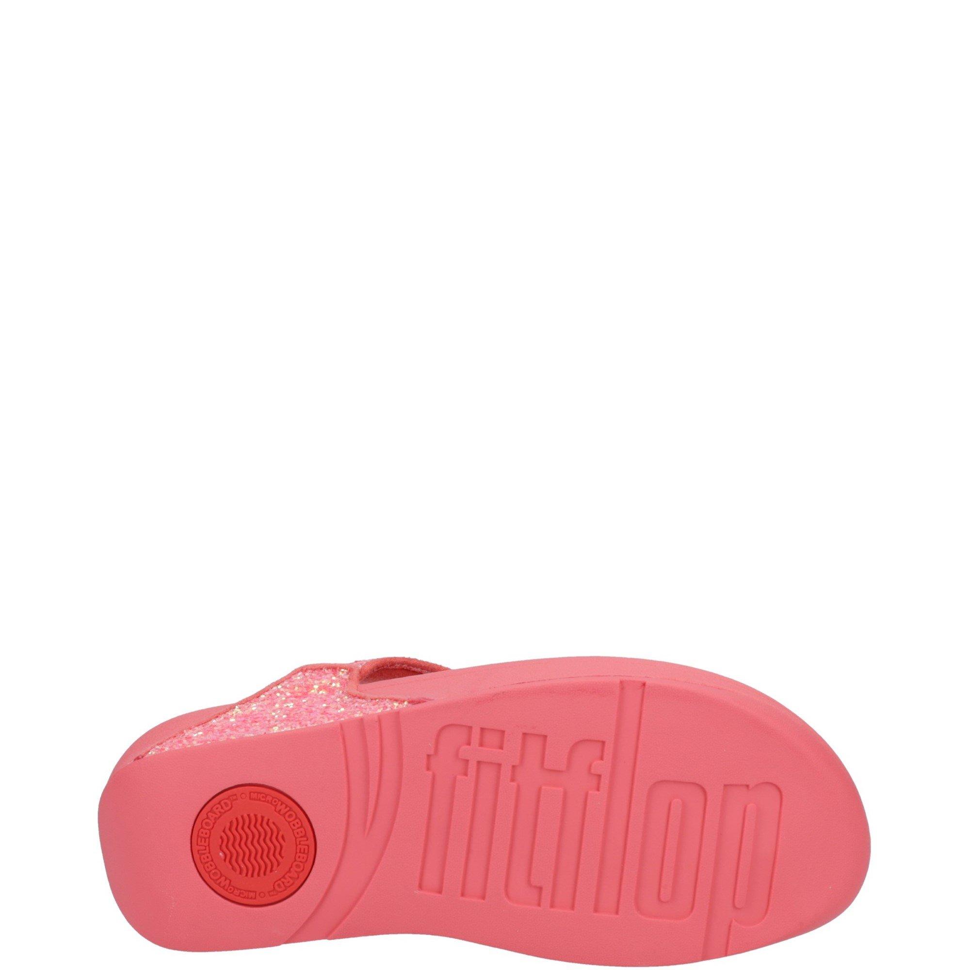 Rose - Fitflop - Lulu Glitter Toe-Post Sandals - 4