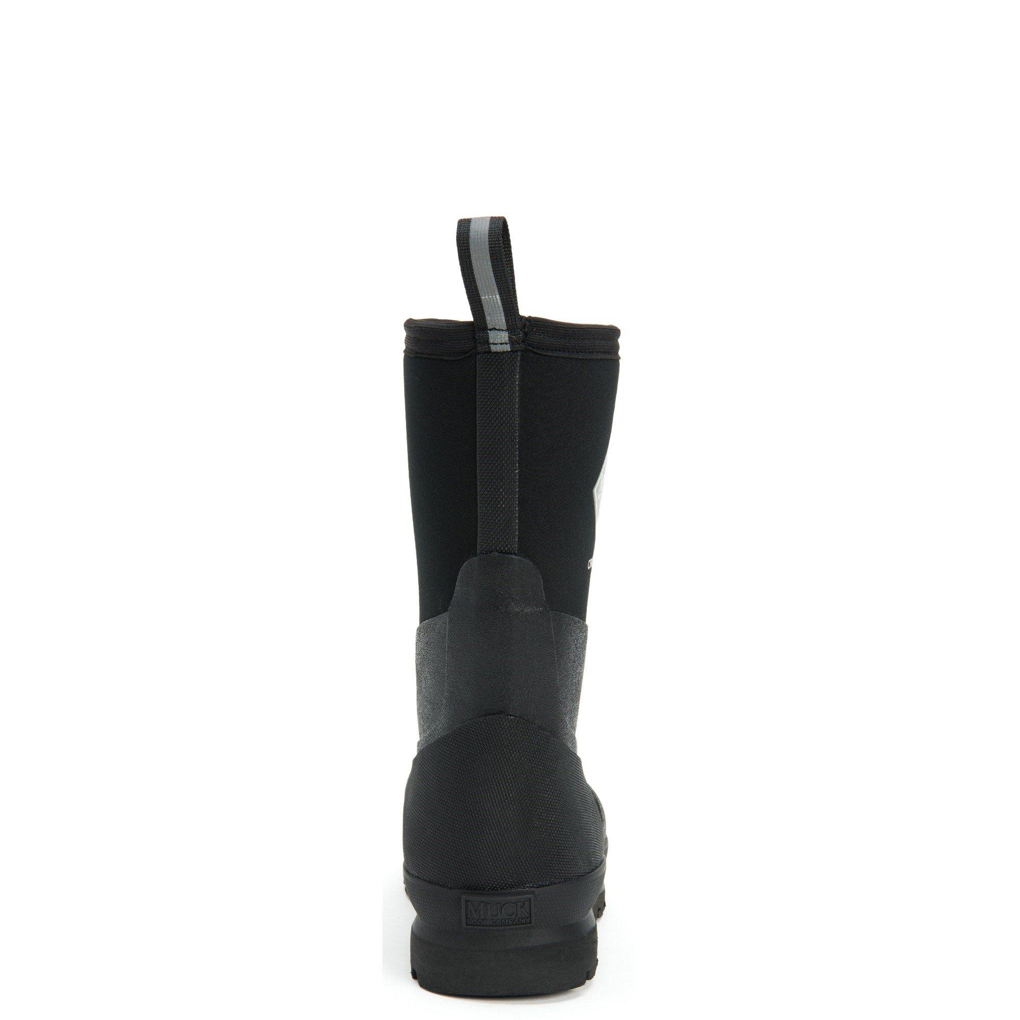 Black - Muck Boots - Chore Classic Mid Patterned Wellington - 3