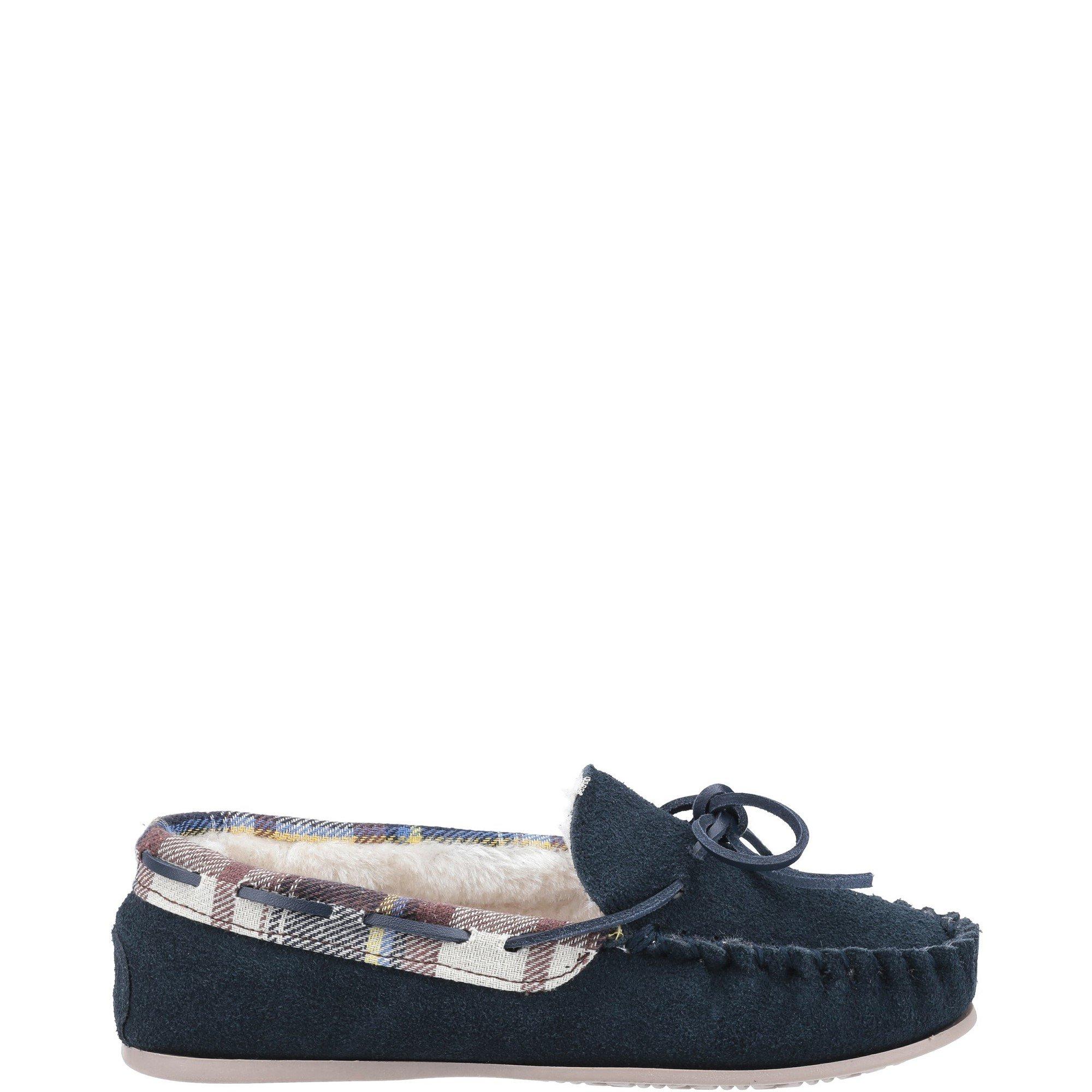 Navy - Cotswold - Kilkenny Moccasin Slipper - 1