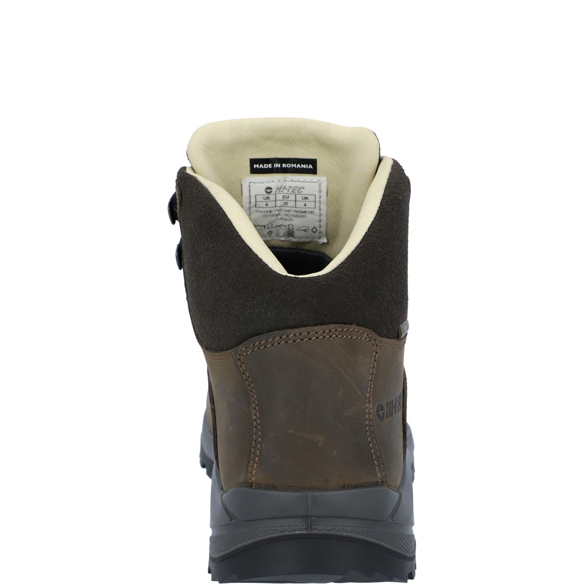 Brown - Hi Tec - Ravine Pro Waterproof Walking Boots Womens - 3