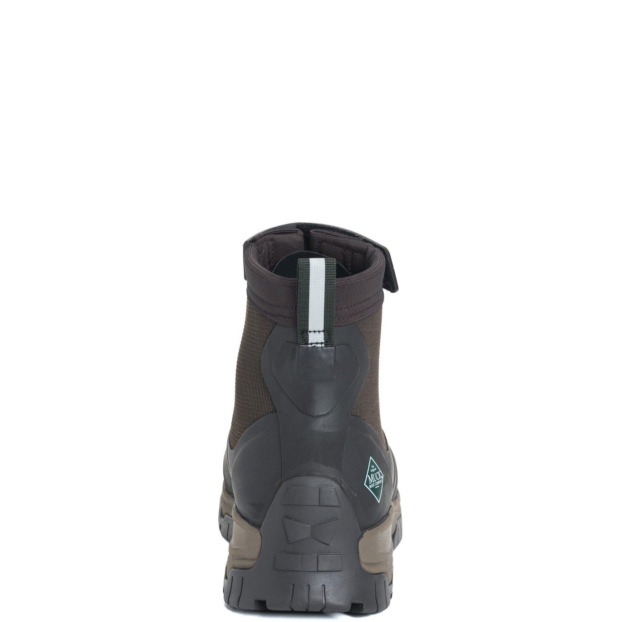 Dark Brown - Muck Boots - Apex Mid Zip Wellingtons - 3