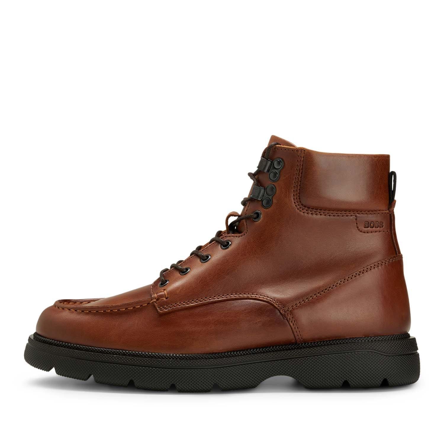 Brown - Boss - Jacob Half Boots - 3