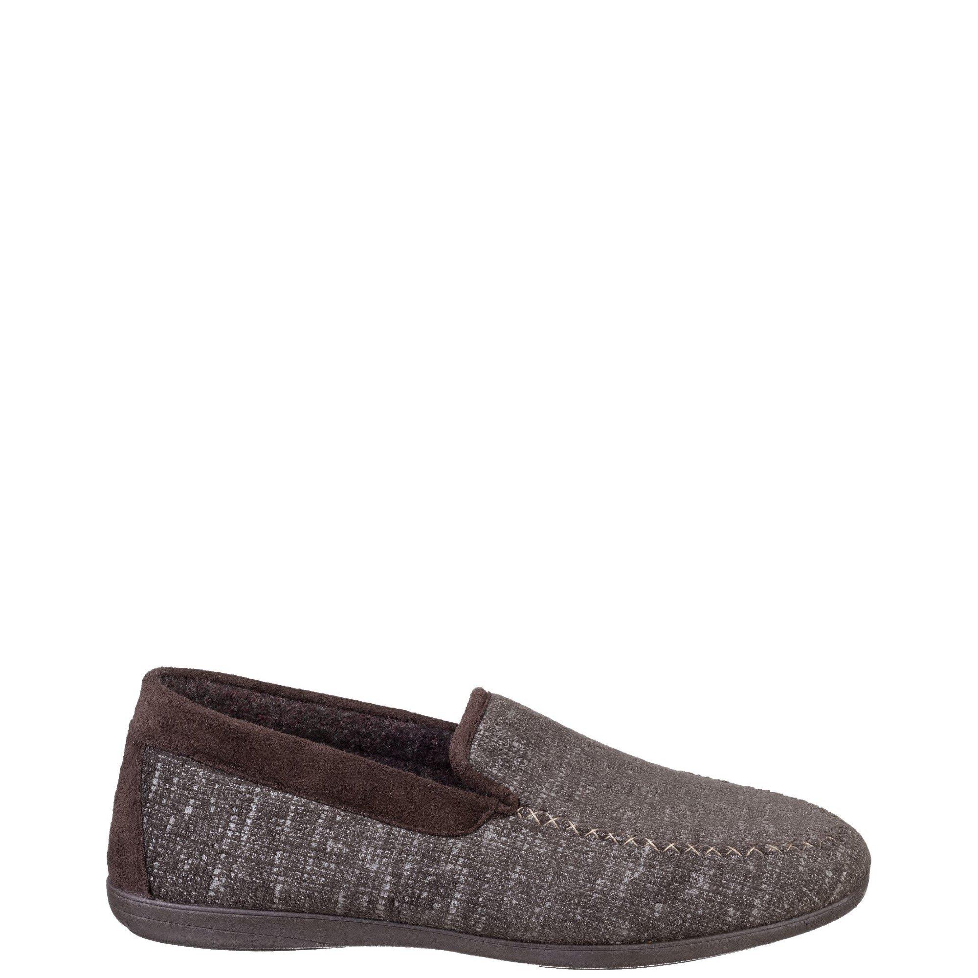Cotswold Men's Stanley Loafer Slipper - Brown - UK8 EU42
