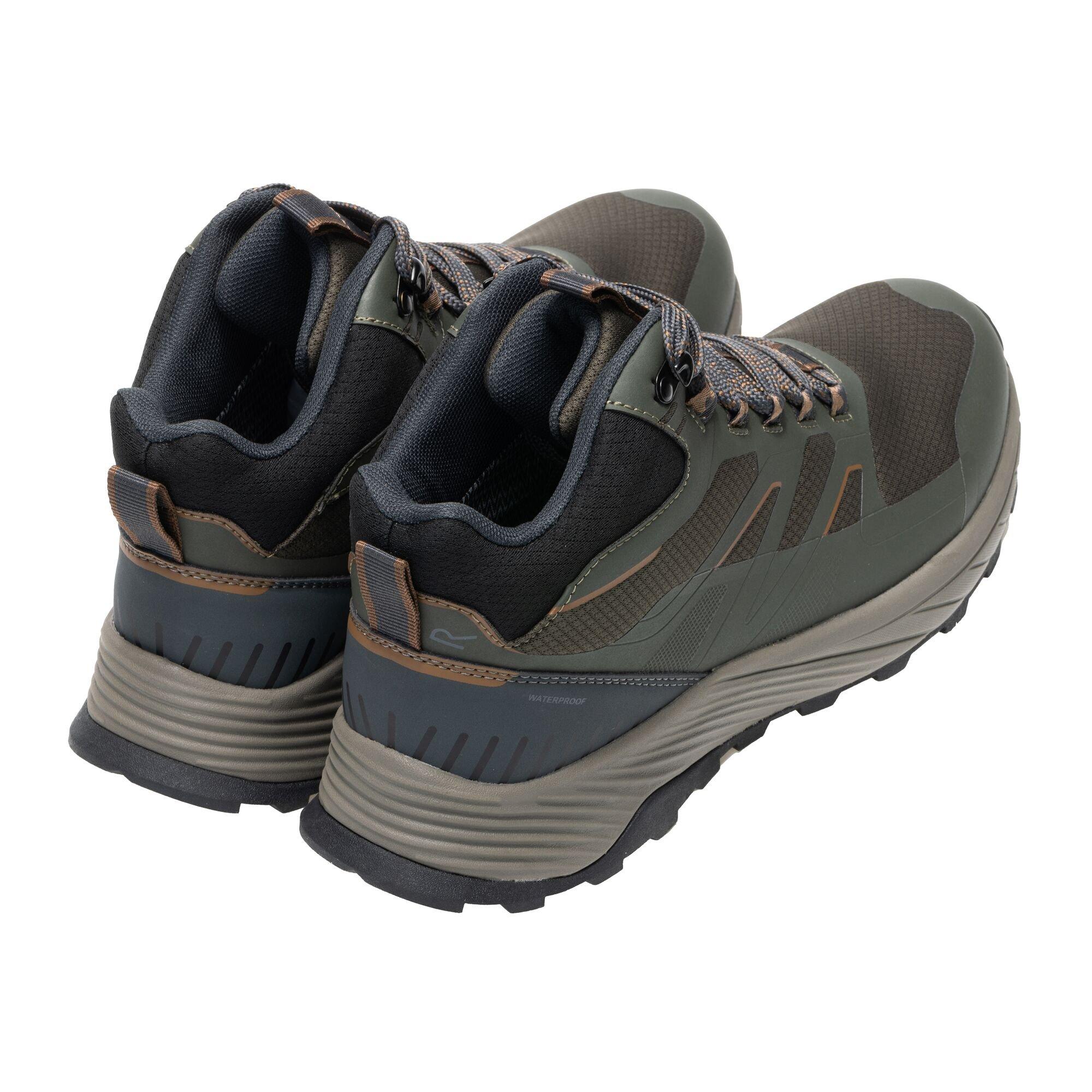 Dark Khaki / Sa - Regatta - Mens Ravika Mid Waterproof Boots - 2