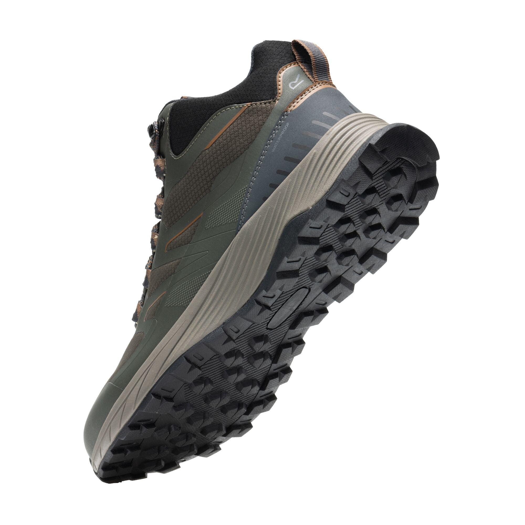 Dark Khaki / Sa - Regatta - Mens Ravika Mid Waterproof Boots - 6
