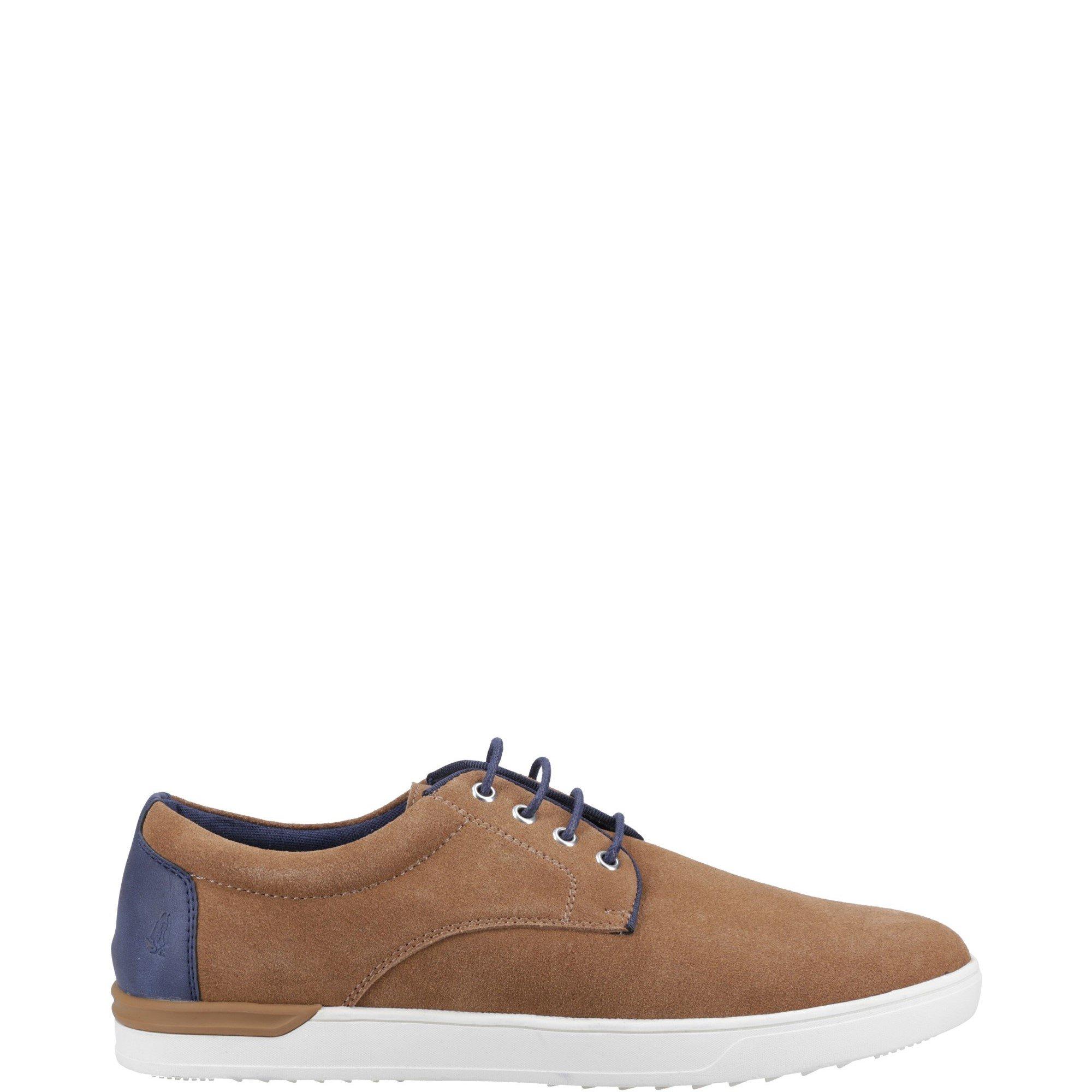 Tan - Hush Puppies - Joey Lace Up Shoe - 1