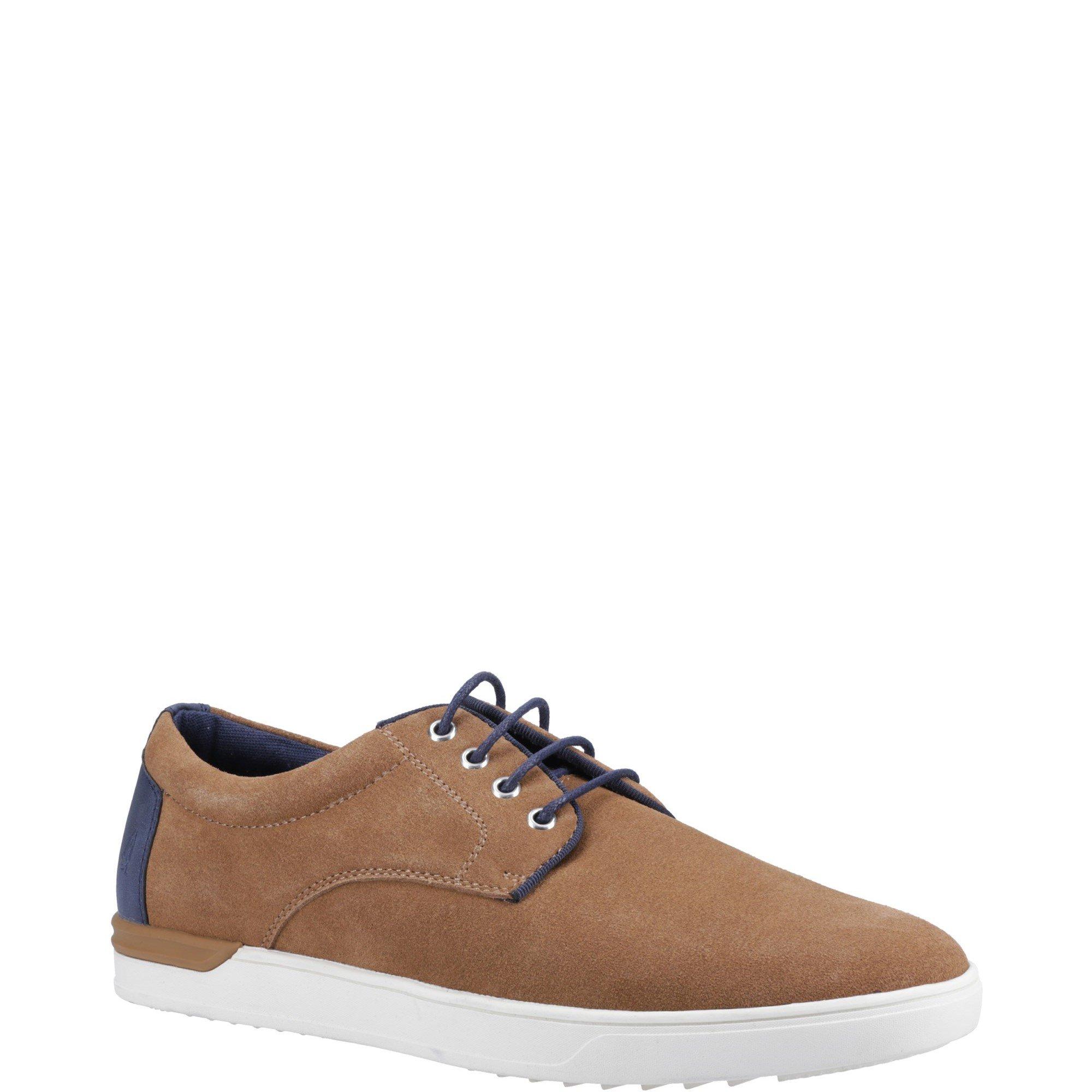 Tan - Hush Puppies - Joey Lace Up Shoe - 2