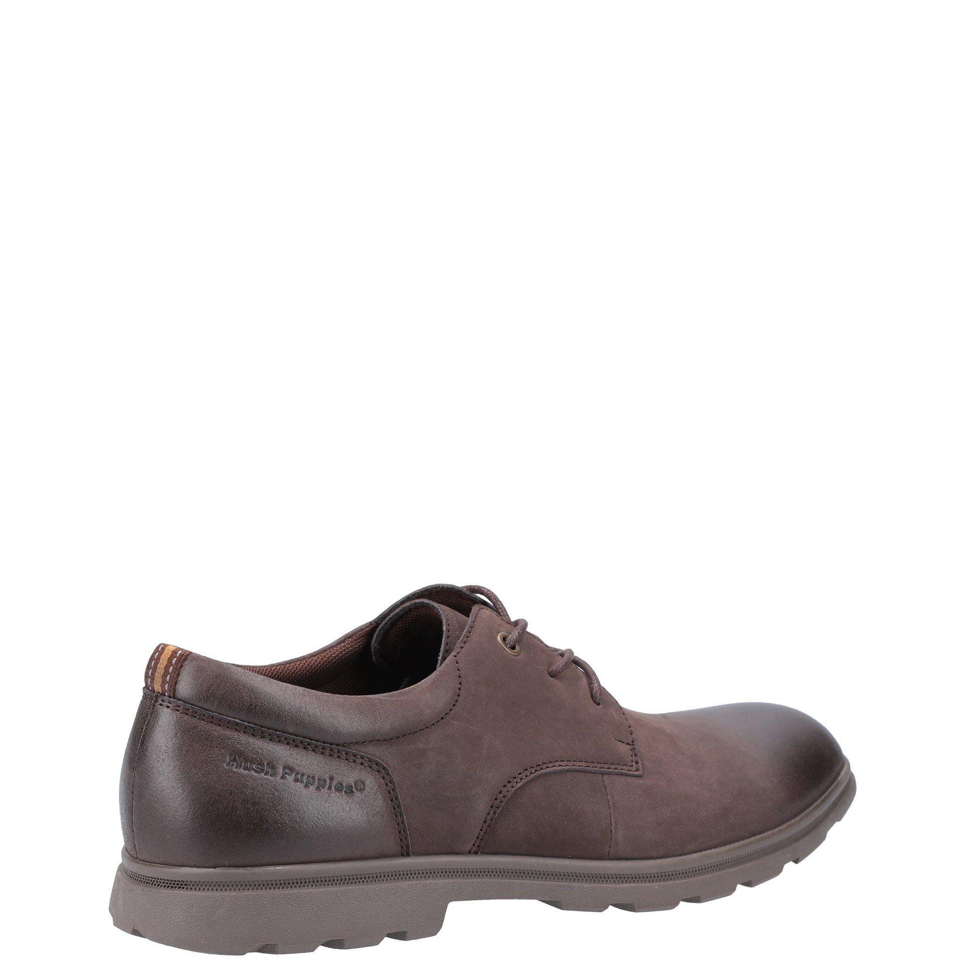 Brown - Hush Puppies - Trevor Lace Shoes - 3