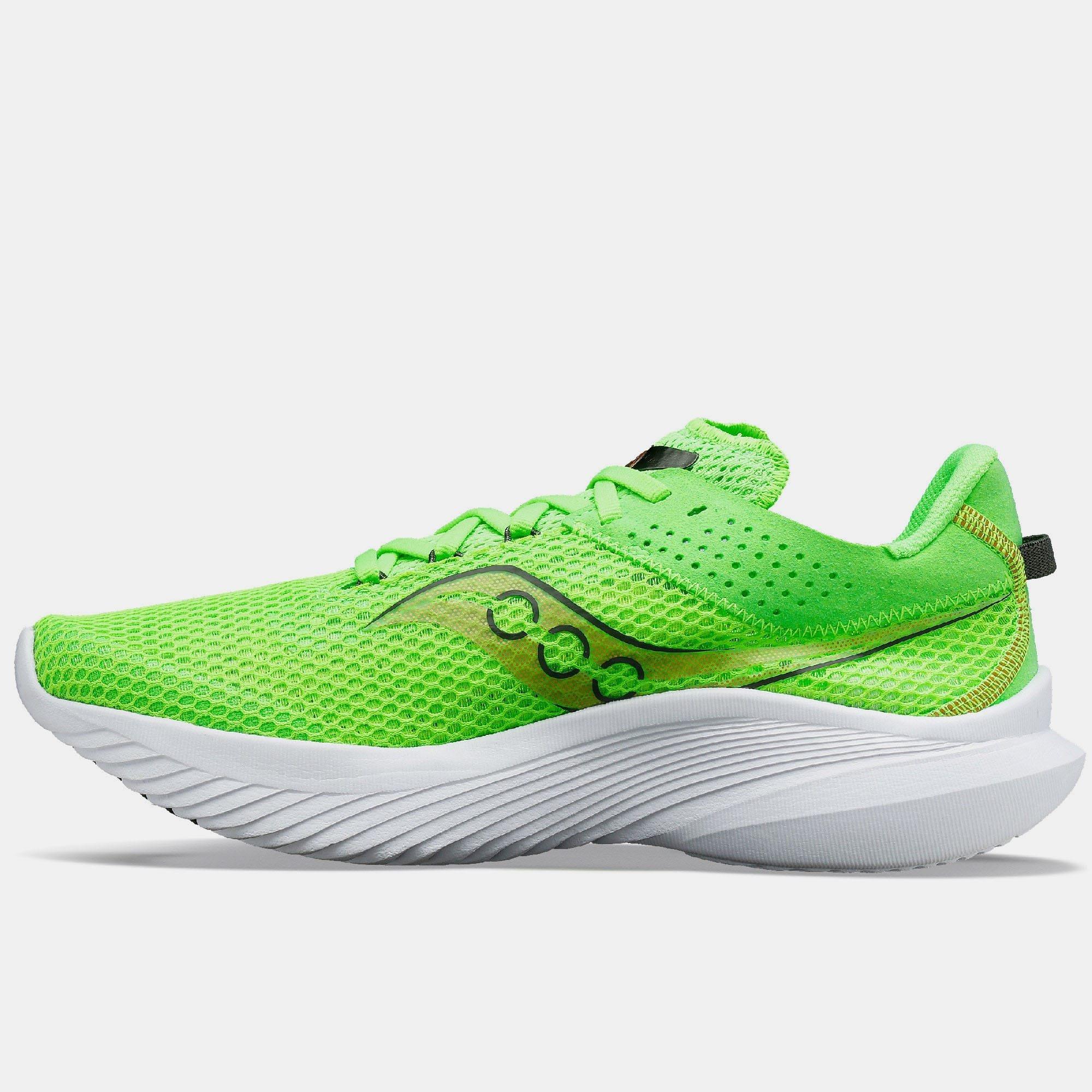 Green White - Saucony - Kinvara 14 Running Shoes - 2