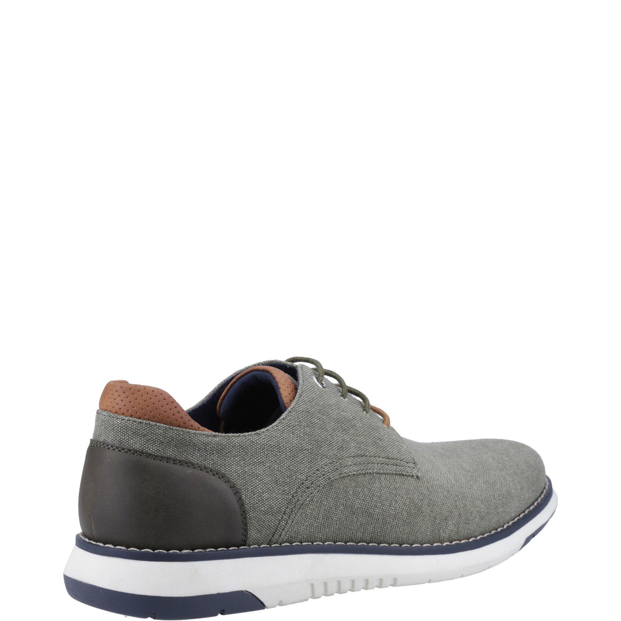 Khaki - Hush Puppies - Bruce Lace Up Shoe - 3