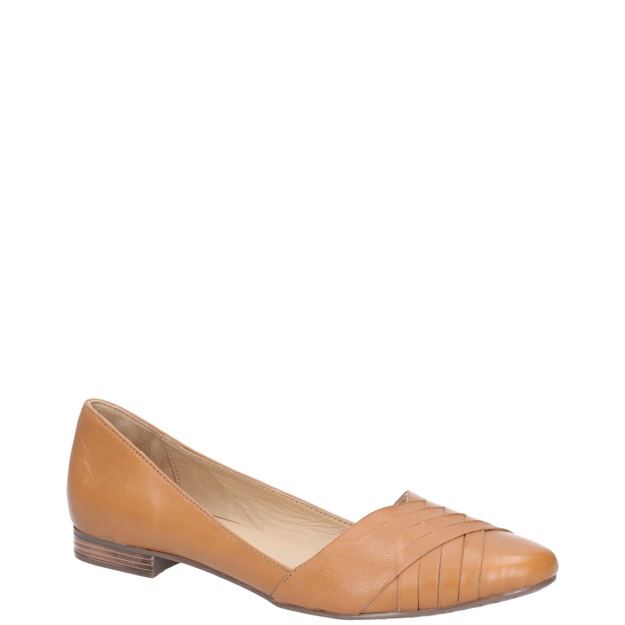 Tan - Hush Puppies - Women's Marley Ballet Pumps - 2