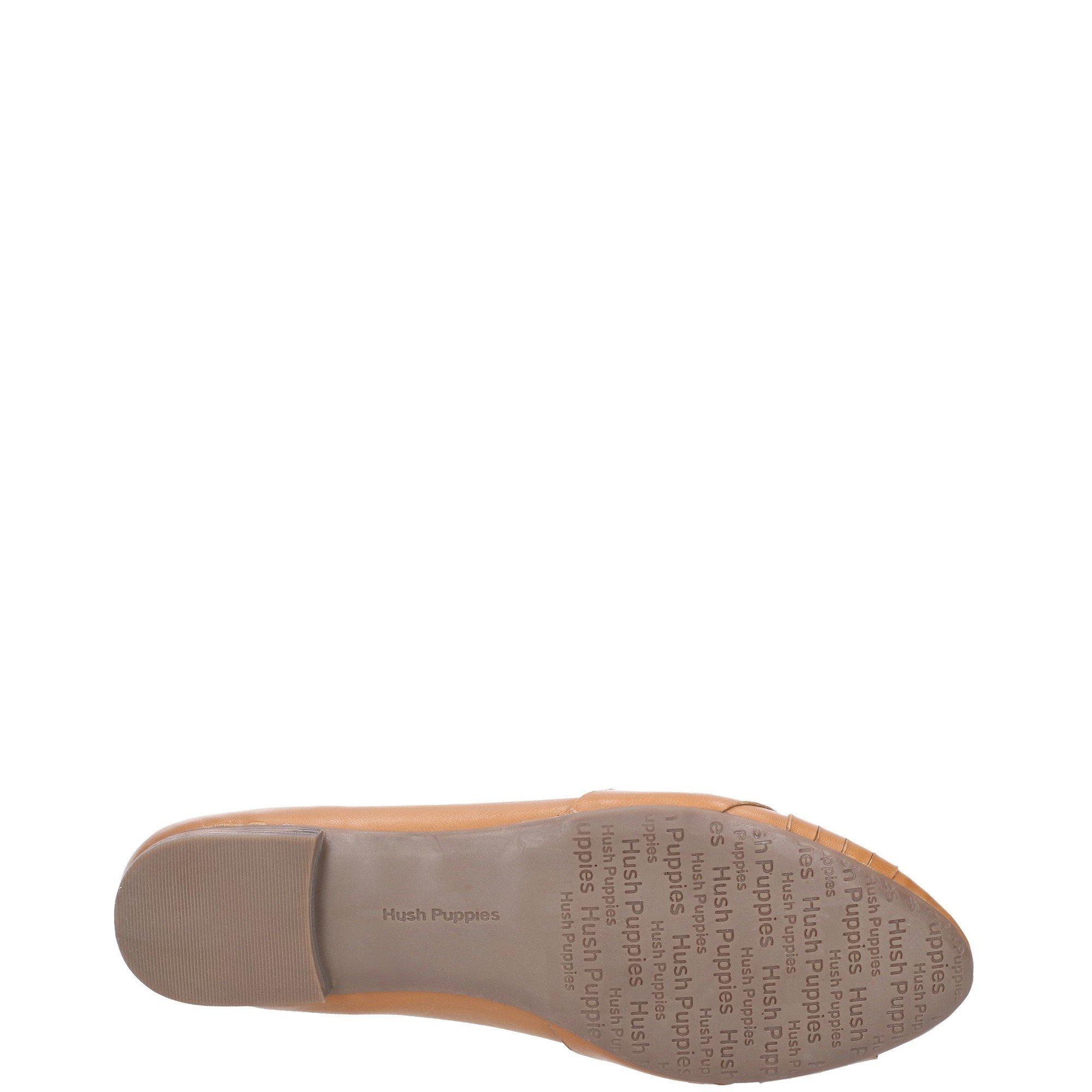 Tan - Hush Puppies - Women's Marley Ballet Pumps - 4
