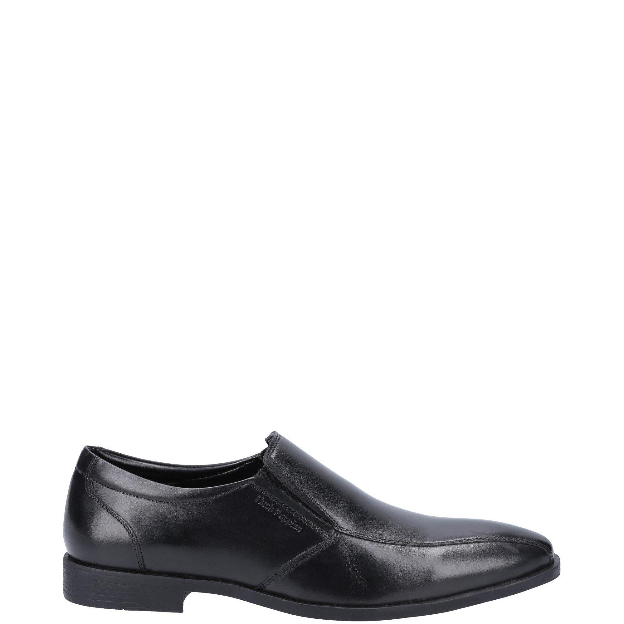 Black - Hush Puppies - Ellis School Shoe - 1