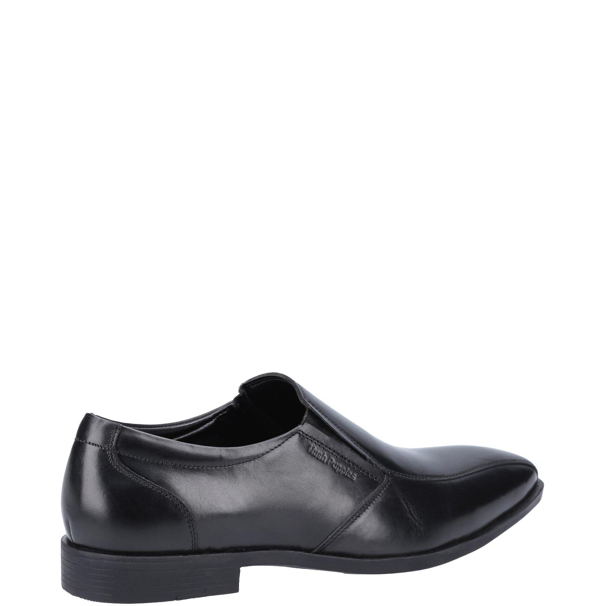 Black - Hush Puppies - Ellis School Shoe - 3