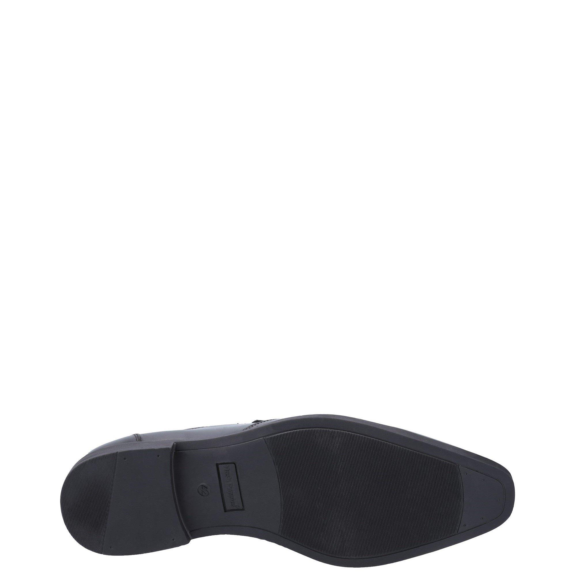 Black - Hush Puppies - Ellis School Shoe - 4