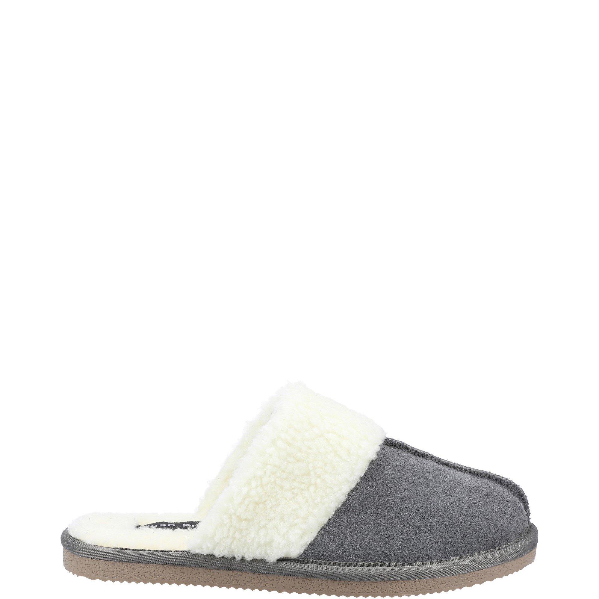 Grey - Hush Puppies - Arianna Mule Slippers - 1