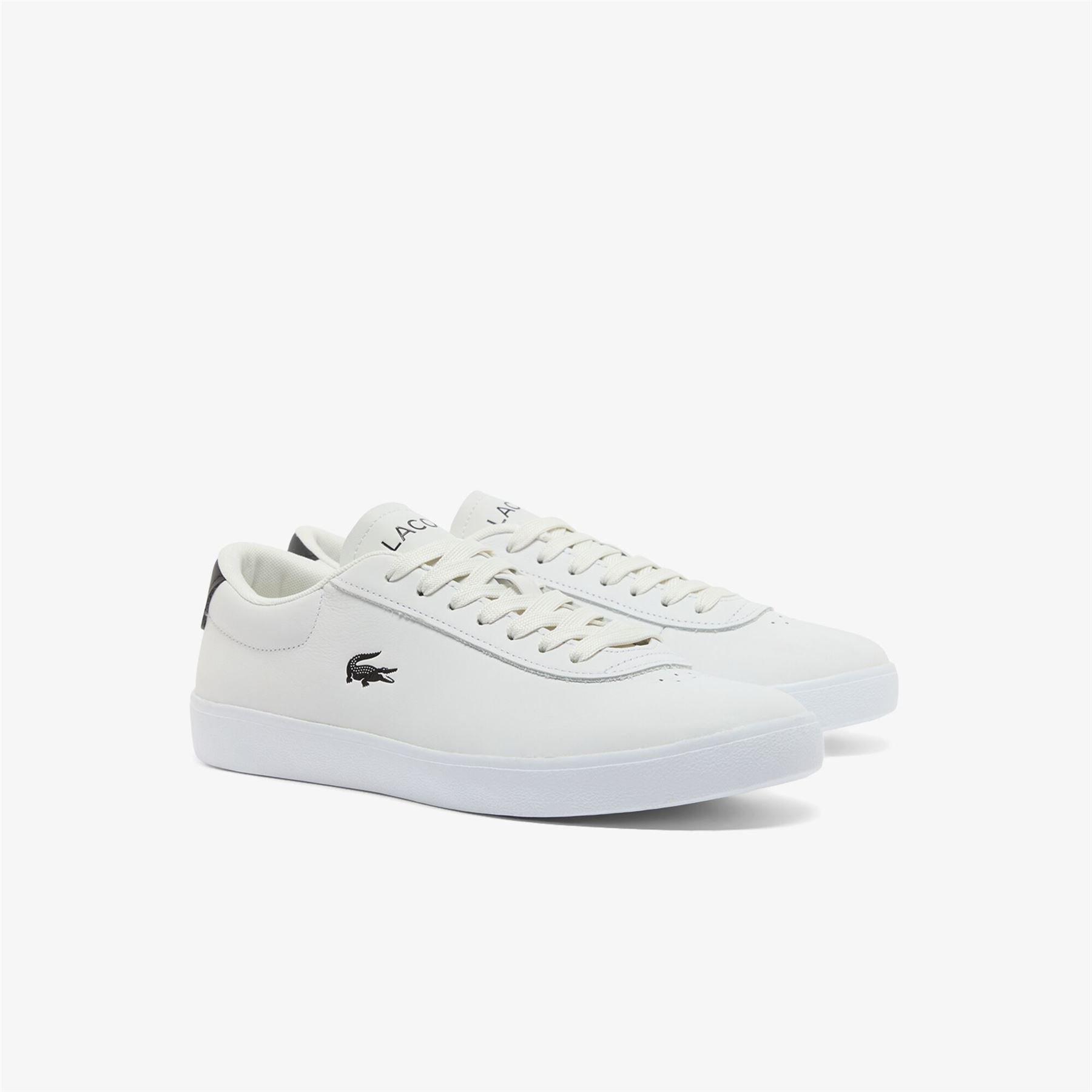 White Black - Lacoste - Baseshot Evo Trainers - 2
