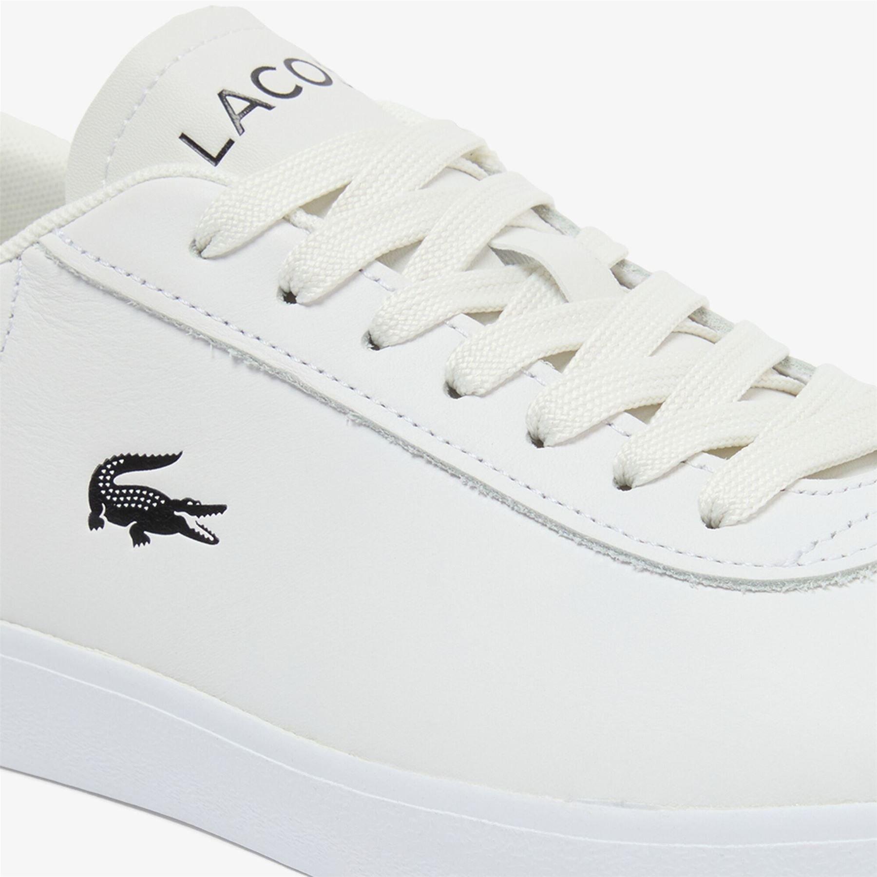 White Black - Lacoste - Baseshot Evo Trainers - 6