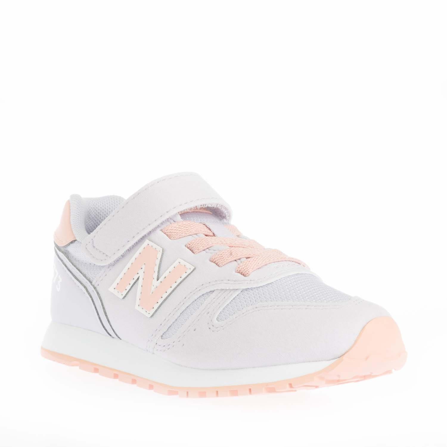 Lilac - New Balance - Kids 373 Hook & Loop Trainers - 2
