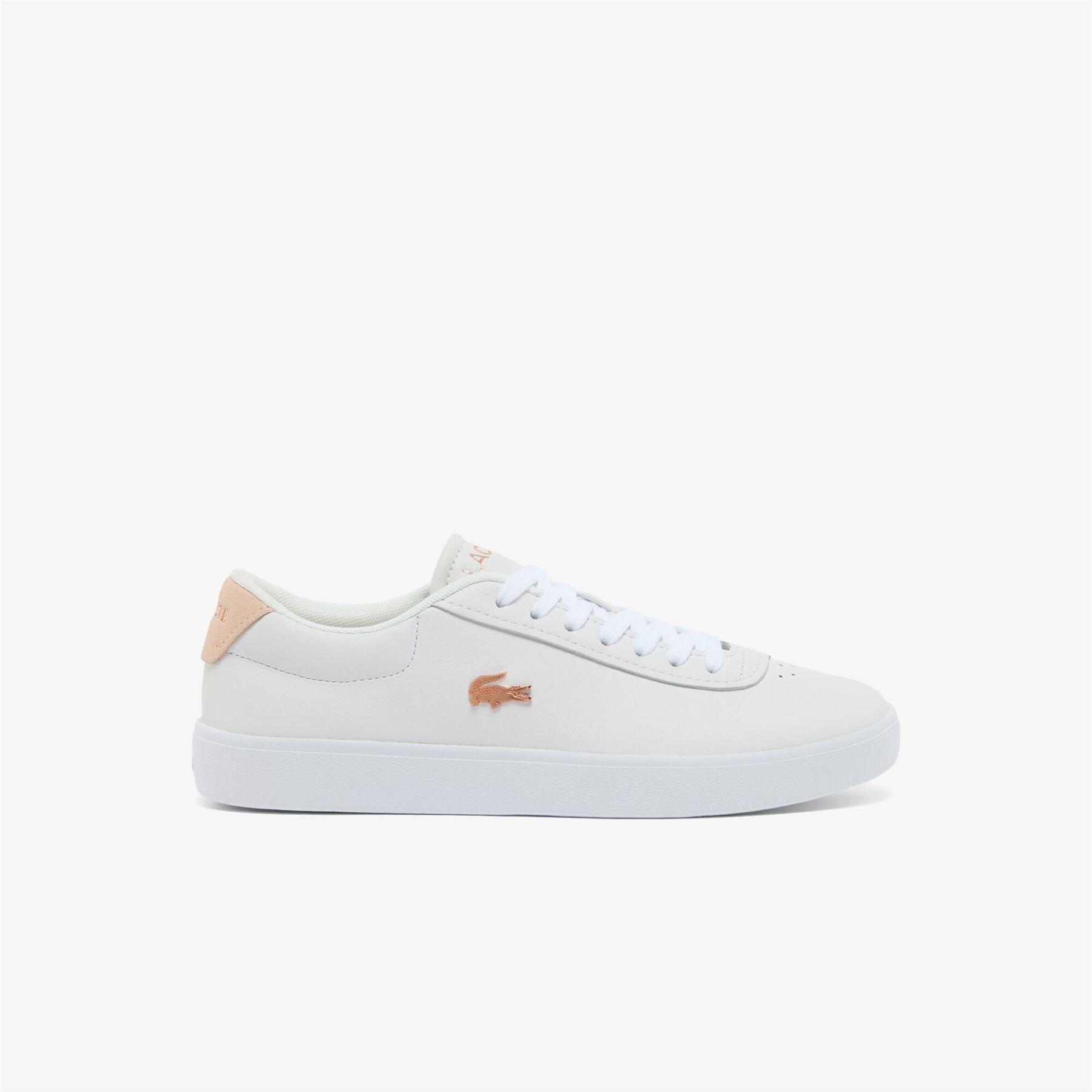 White Pink - Lacoste - Baseshot Evo Trainers - 1