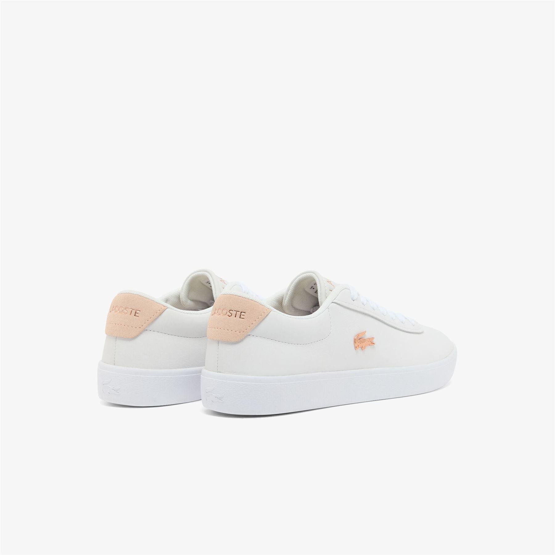 White Pink - Lacoste - Baseshot Evo Trainers - 3